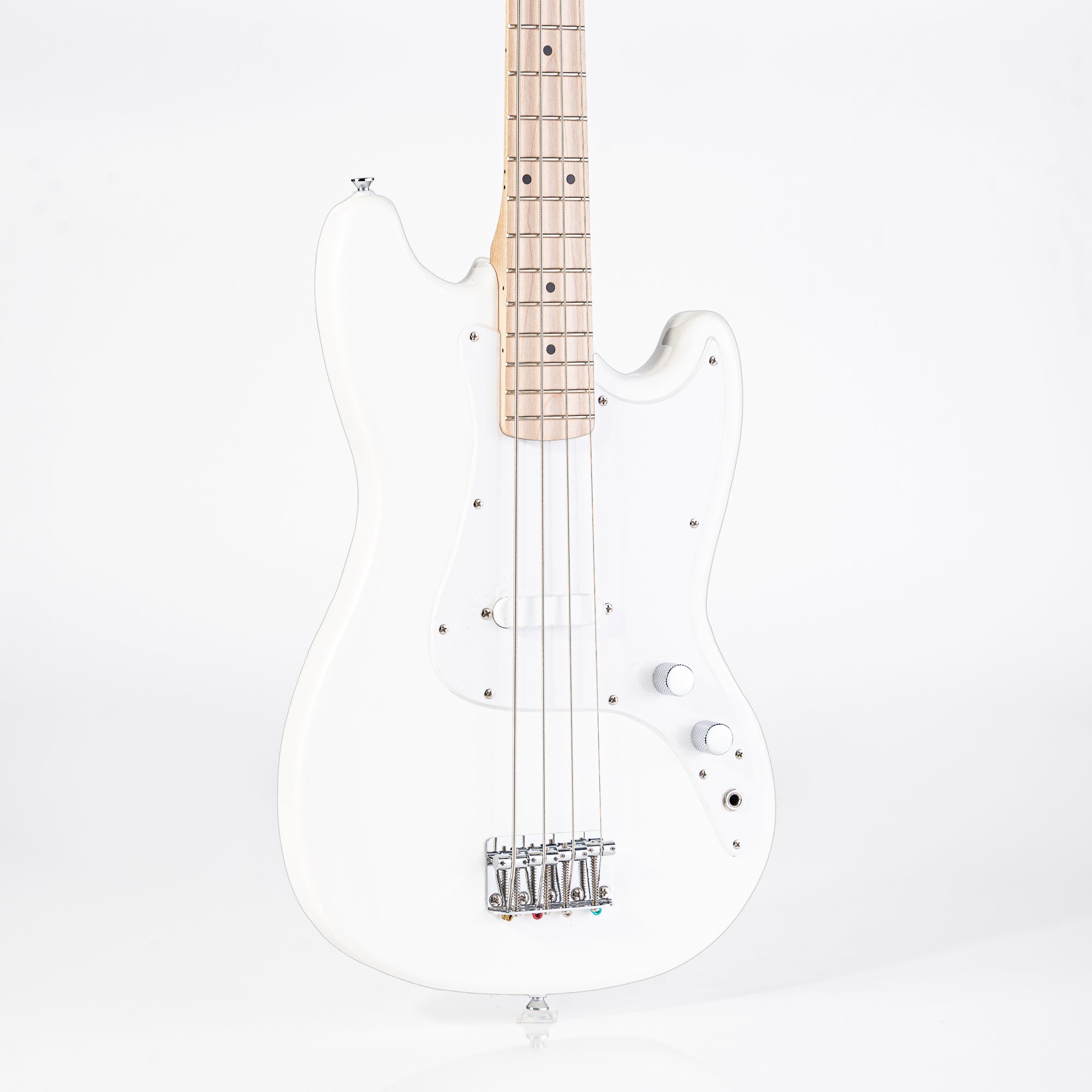 Squier Sonic Bronco Short Scale Bass- Arctic White