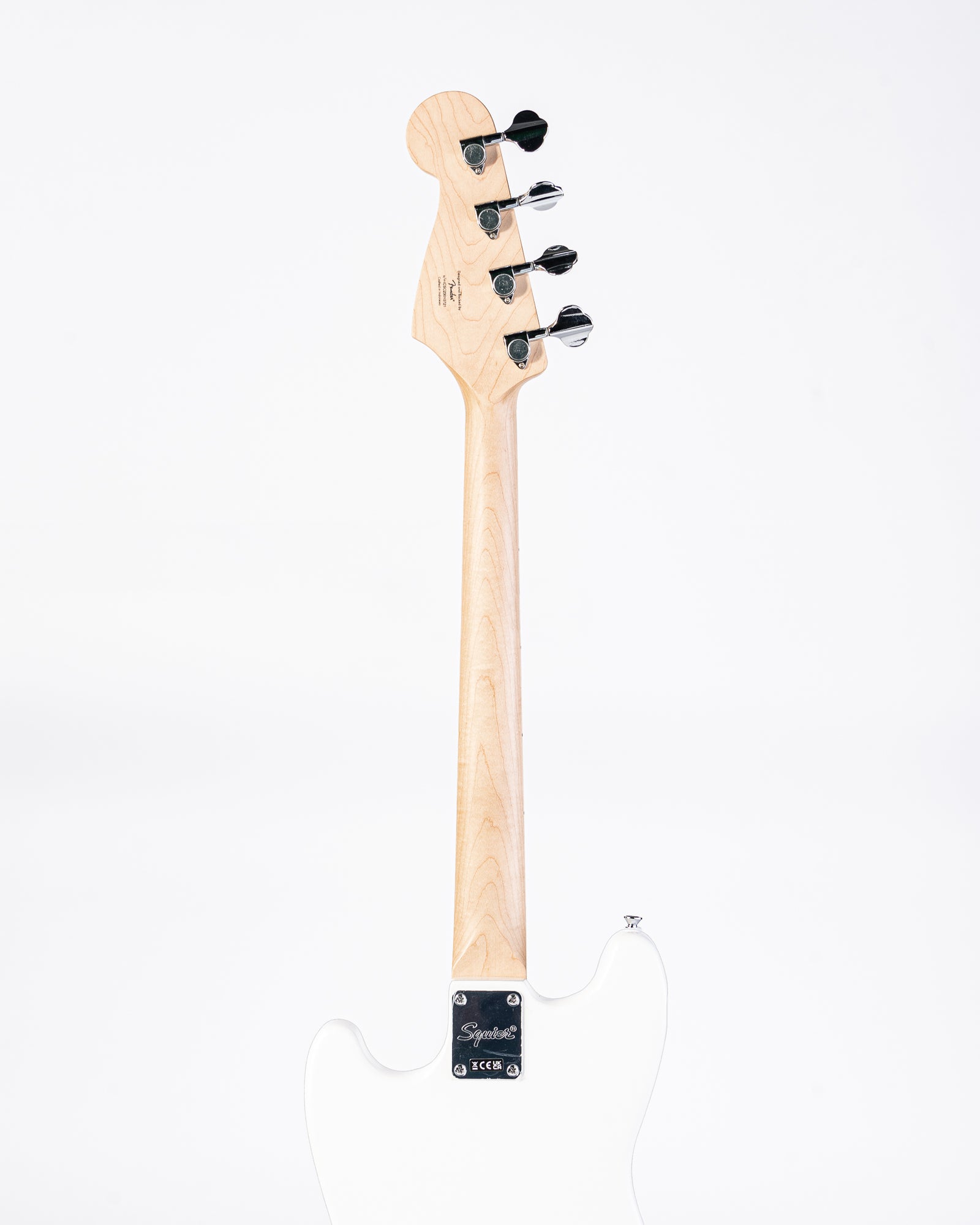 Squier Sonic Bronco Short Scale Bass - Arctic White
