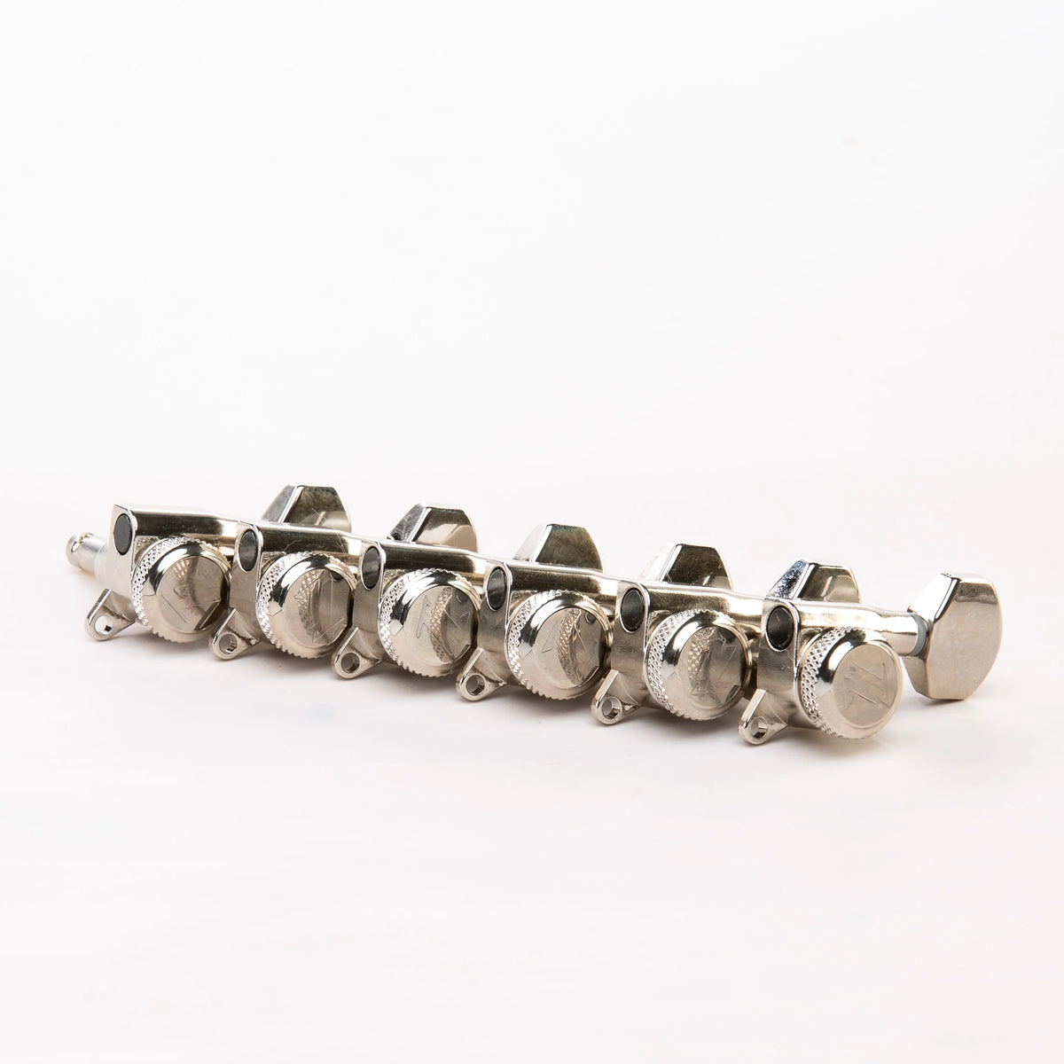 Allparts TK-7118-001 Top Lock Modern 6-in-line Mini Locking Tuning Keys - Nickel
