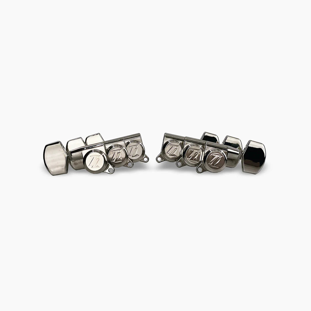Allparts TK-7117-001 True Lok Mid-Size Locking Tuners 3x3 - Nickel