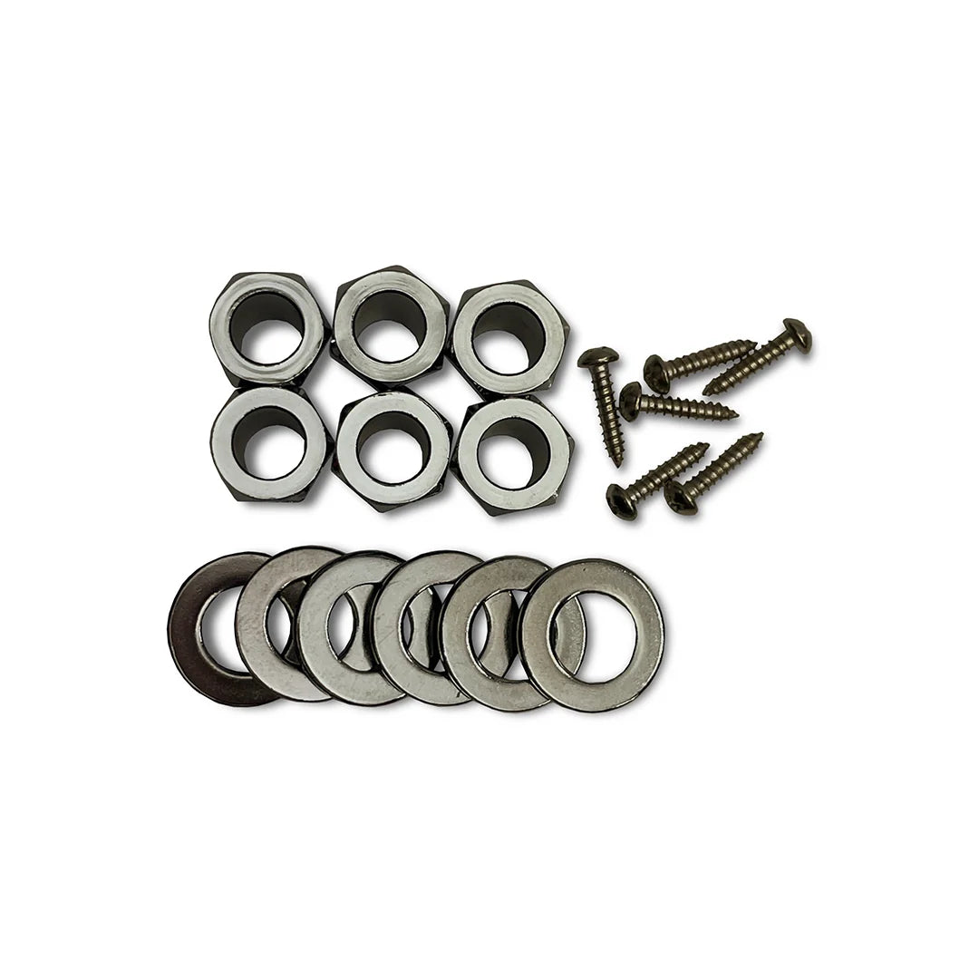 Allparts TK-7118-001 Top Lock Modern 6-in-line Mini Locking Tuning Keys - Nickel