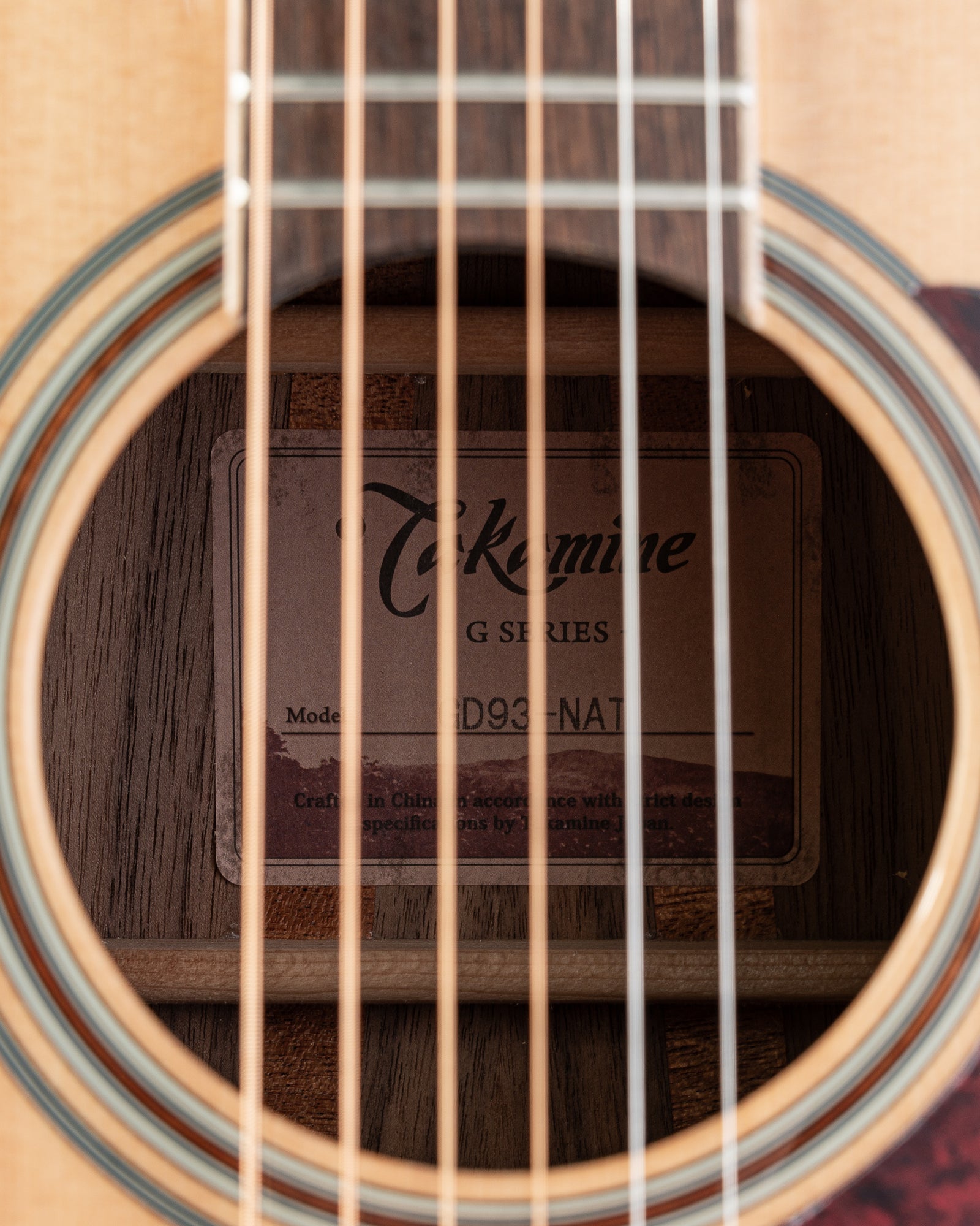 B-STOCK Takamine G90 Series GD93 Dreadnought with Laurel Fingerboard Acoustic Guitar - Natural