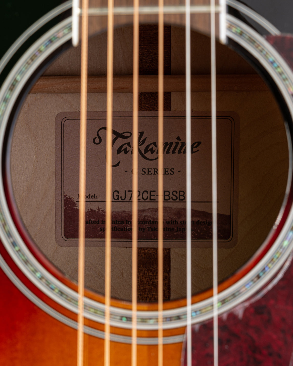 Takamine GJ72CE Acoustic Guitar - Brown Sunburst