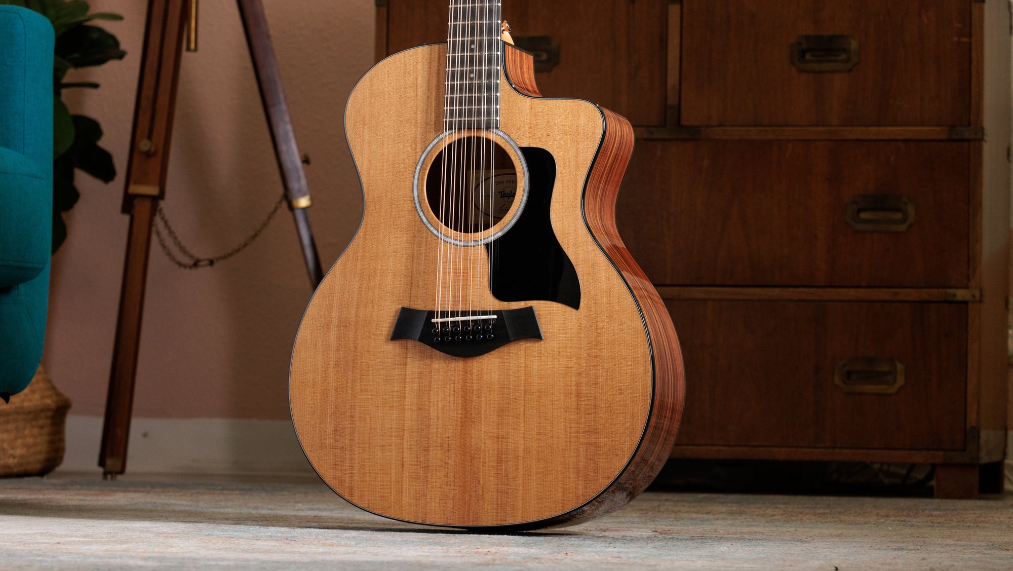 Taylor 254ce Plus Spruce 12 String Acoustic Electric Guitar - Natural