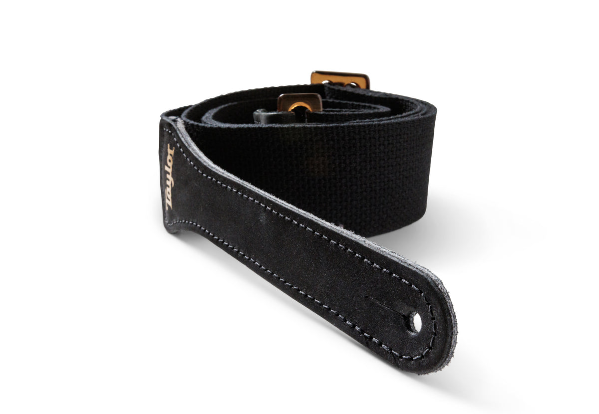 Taylor GS Mini  2" Guitar Strap - Black Cotton