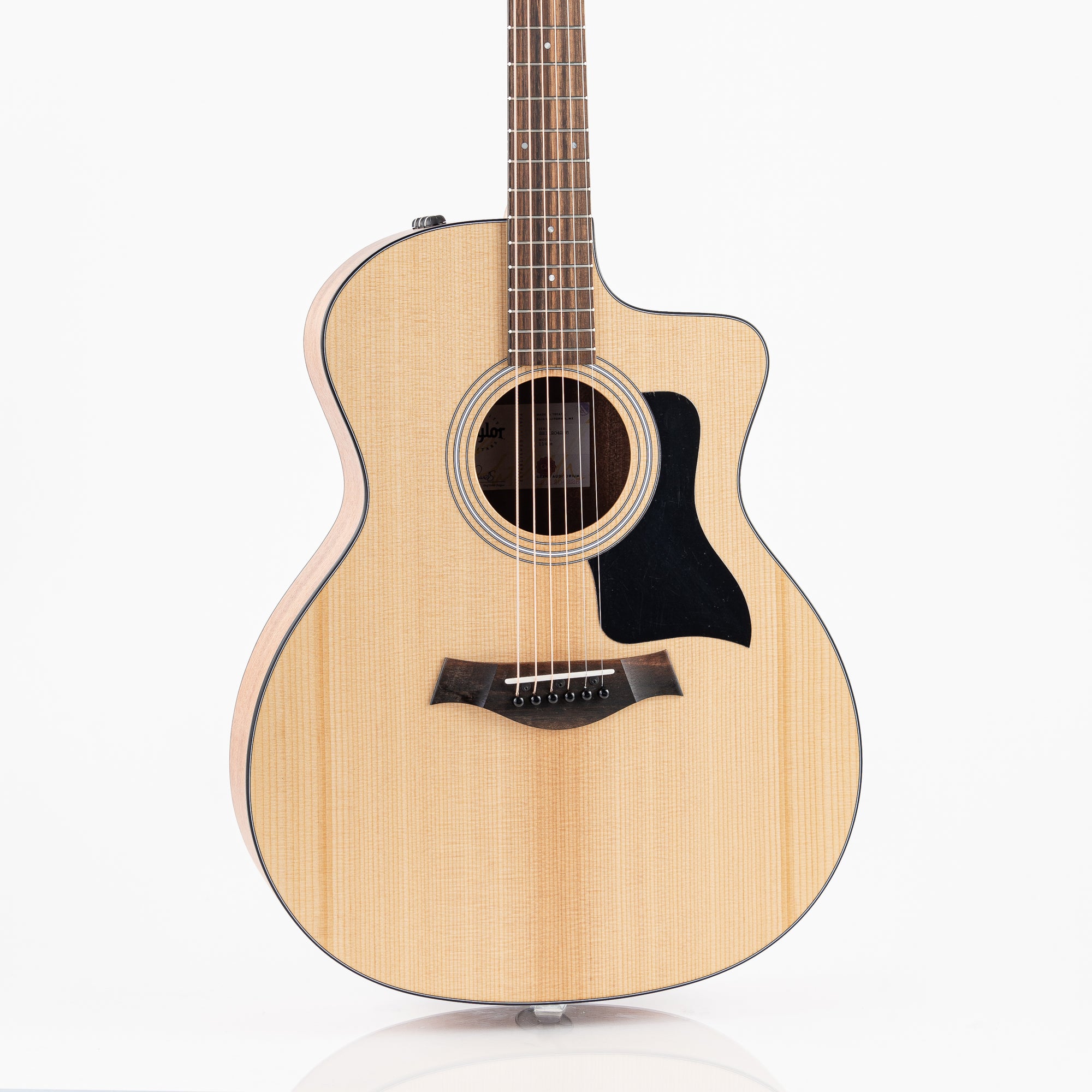 Taylor 114ce-S Grand Auditorium Acoustic-Electric Guitar- Natural W/Bag