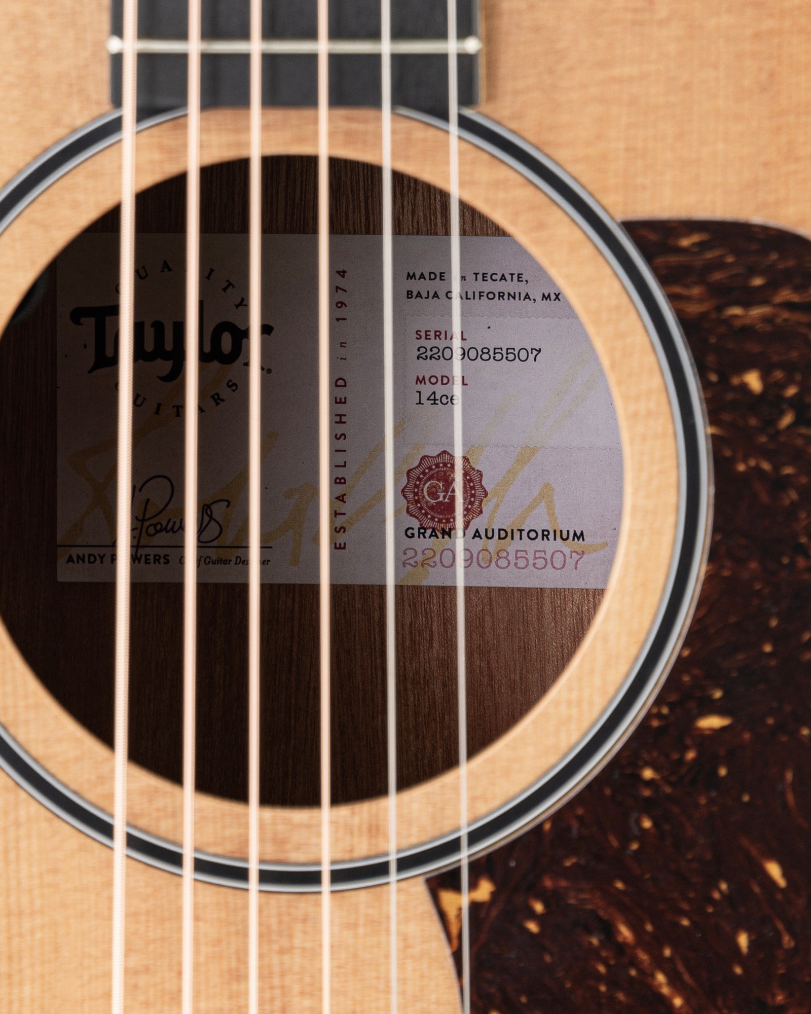 Taylor 14ce Spruce Acoustic Electric Guitar - Natural