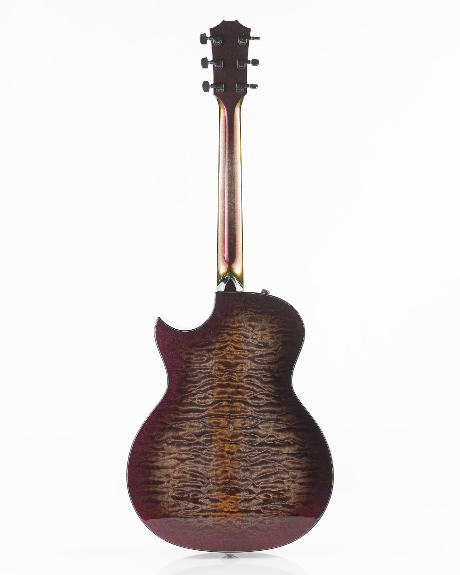 Taylor 2025 Catch Custom #26 Limited Edition C14ce Grand Auditorium Acoustic Electric Guitar - Cranberry Silver Supernova