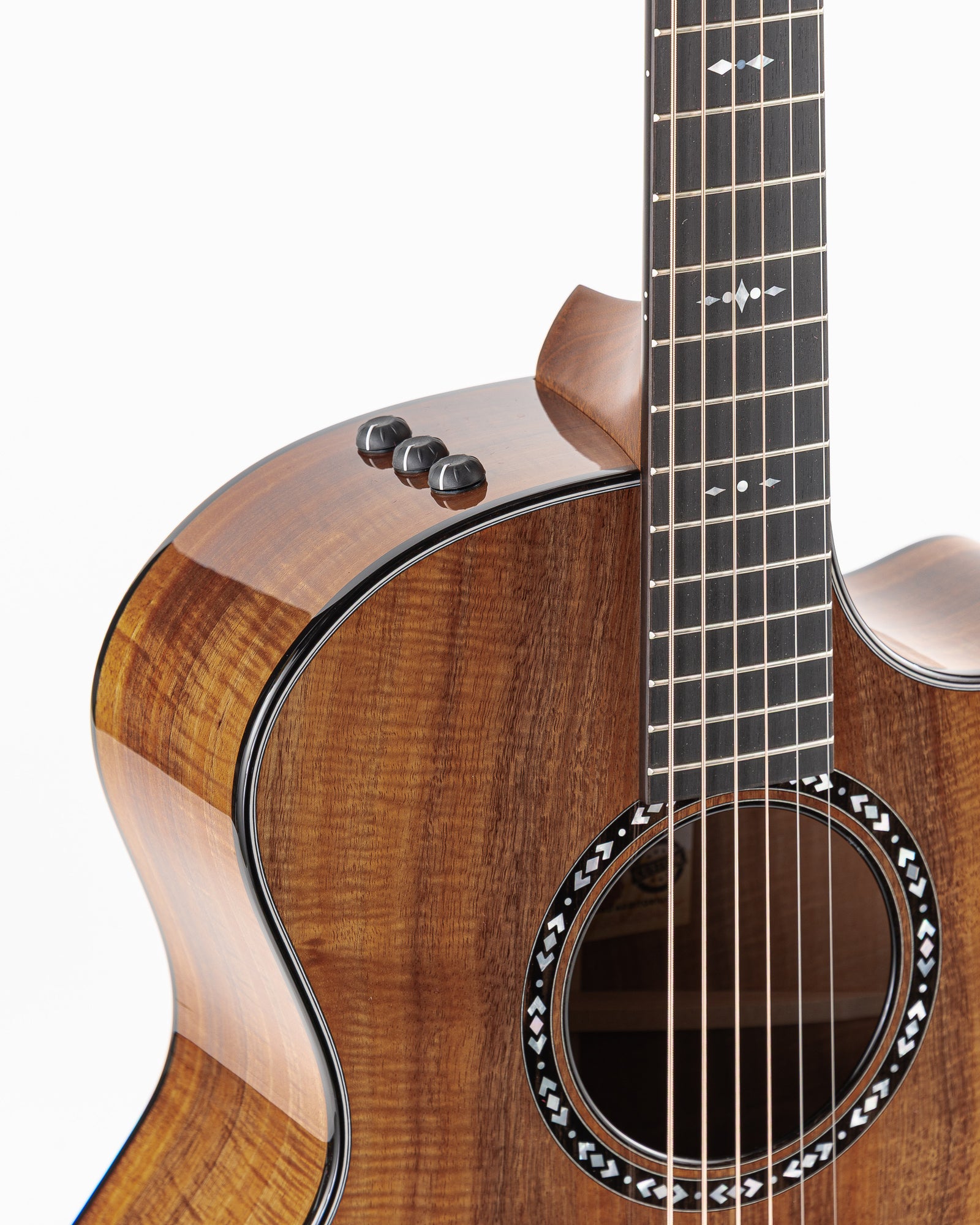 Taylor 2025 Catch Custom #43 Limited Edition C24ce Grand Auditorium Acoustic Electric Guitar - Figured AA Grade Hawaiian Koa