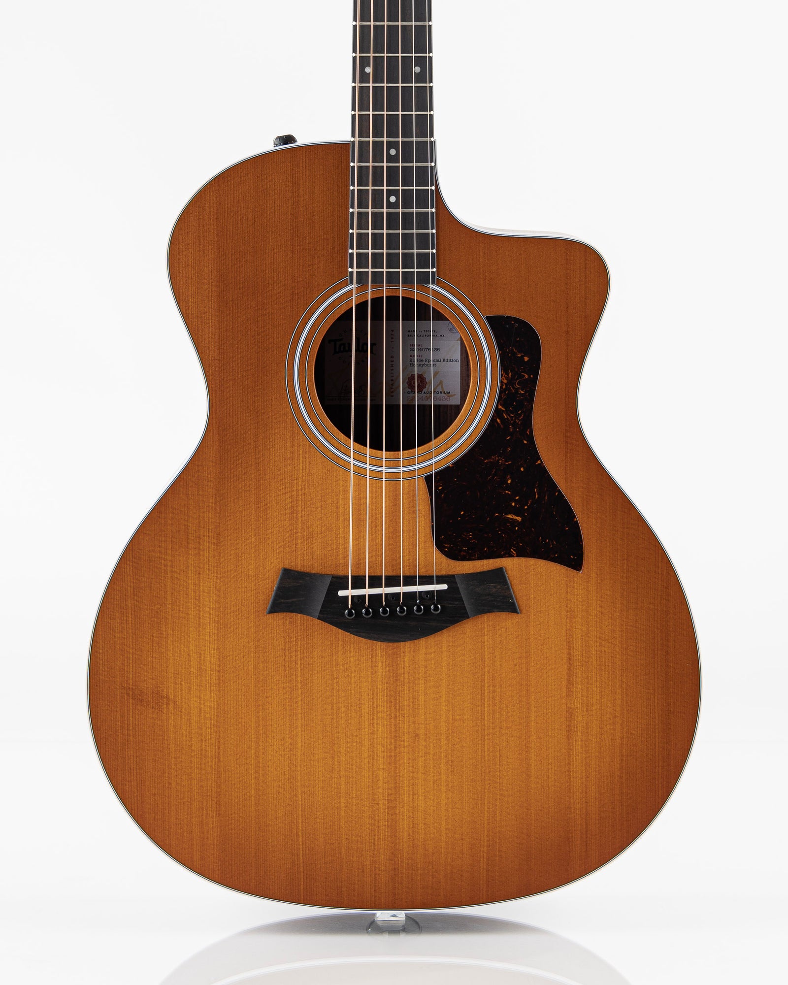 Taylor 214ce Special Edition Grand Auditorium Acoustic Electric Guitar - Honeyburst