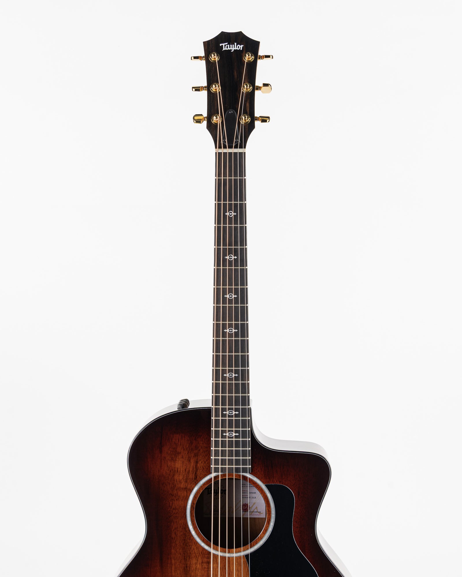 Taylor 224ce-K DLX Grand Auditorium Acoustic Electric Guitar- Hawaiian Koa