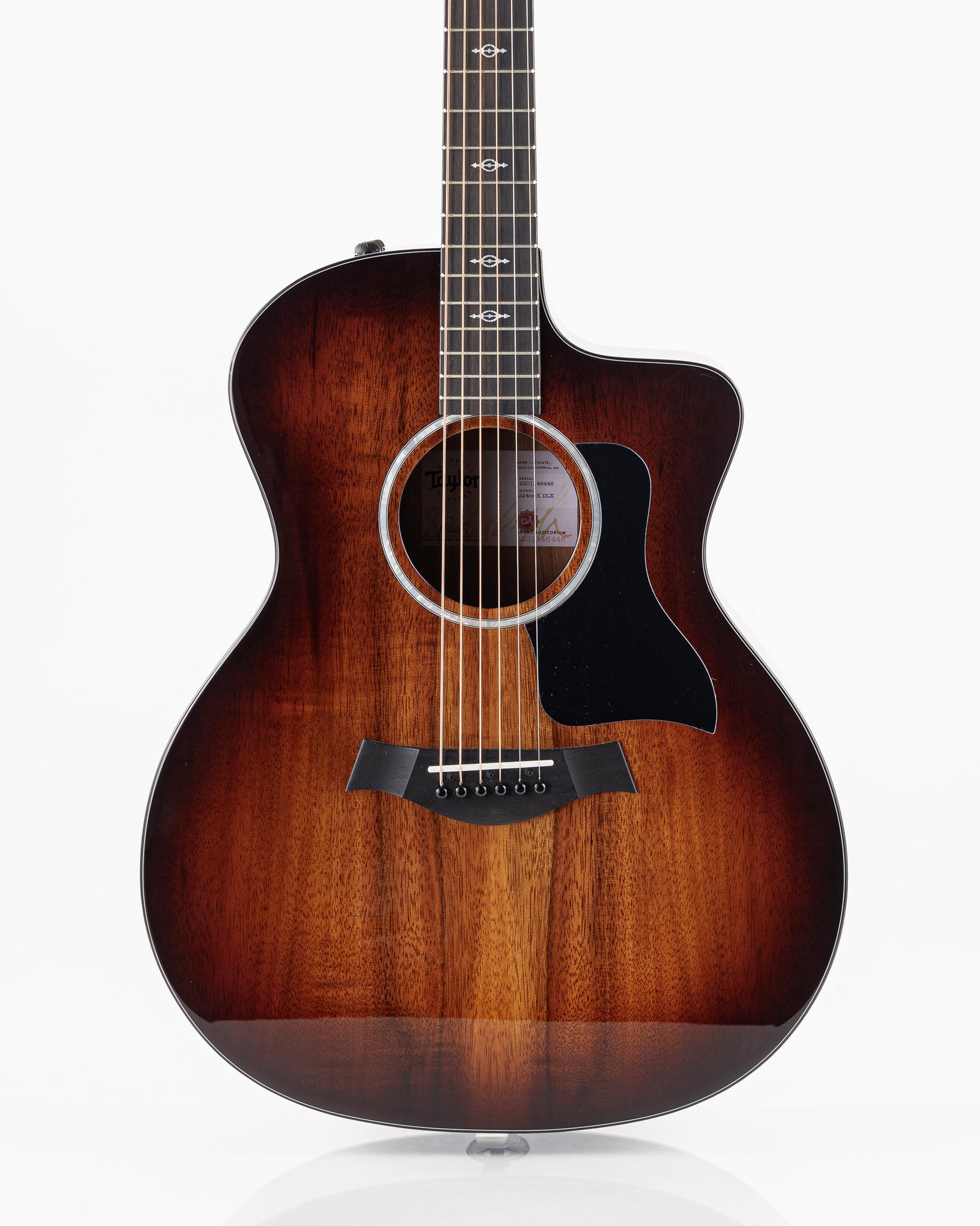 Taylor 224ce-K DLX Grand Auditorium Acoustic Electric Guitar- Hawaiian Koa