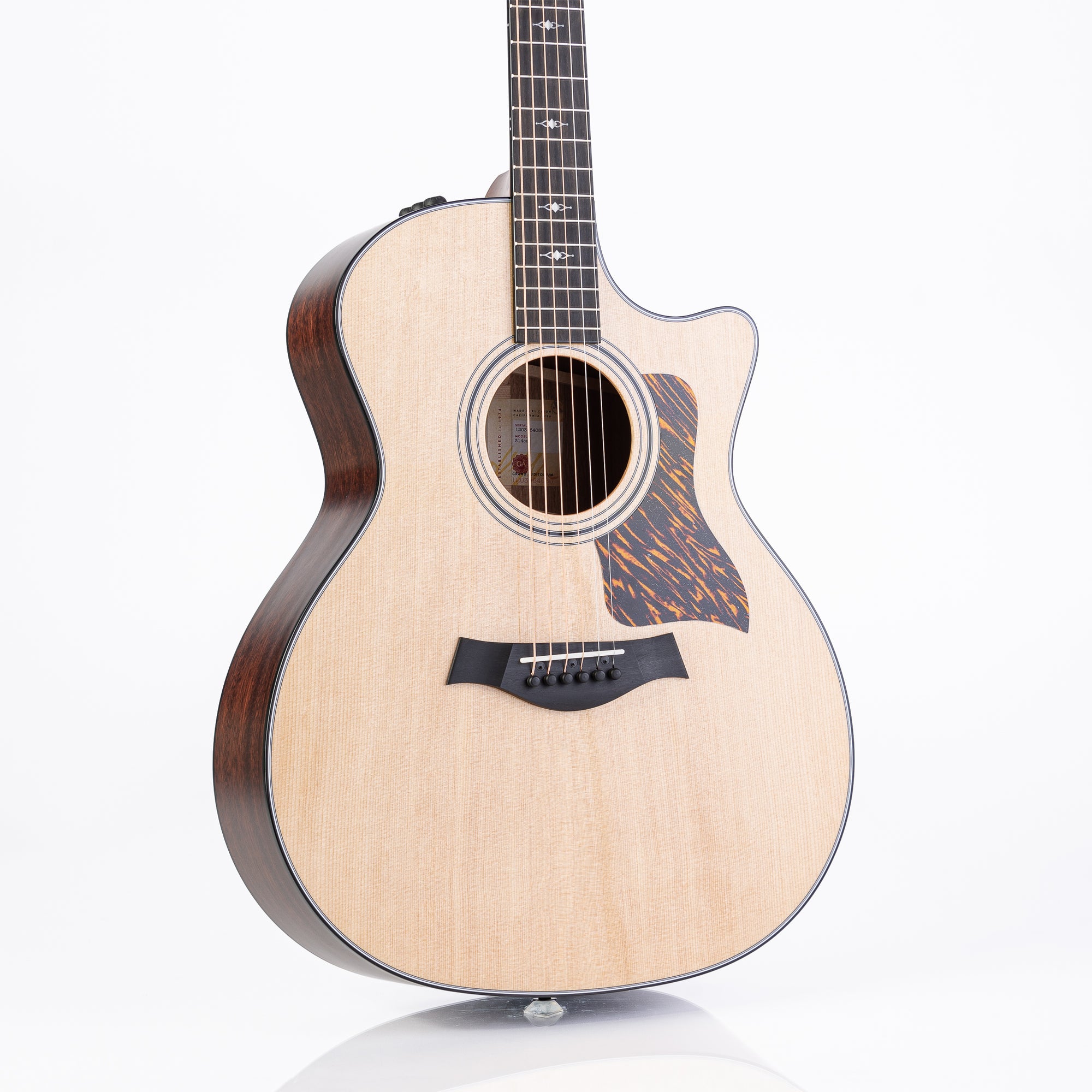 Taylor 314ce Grand Auditorium Acoustic-Electric Guitar - Natural with HSC