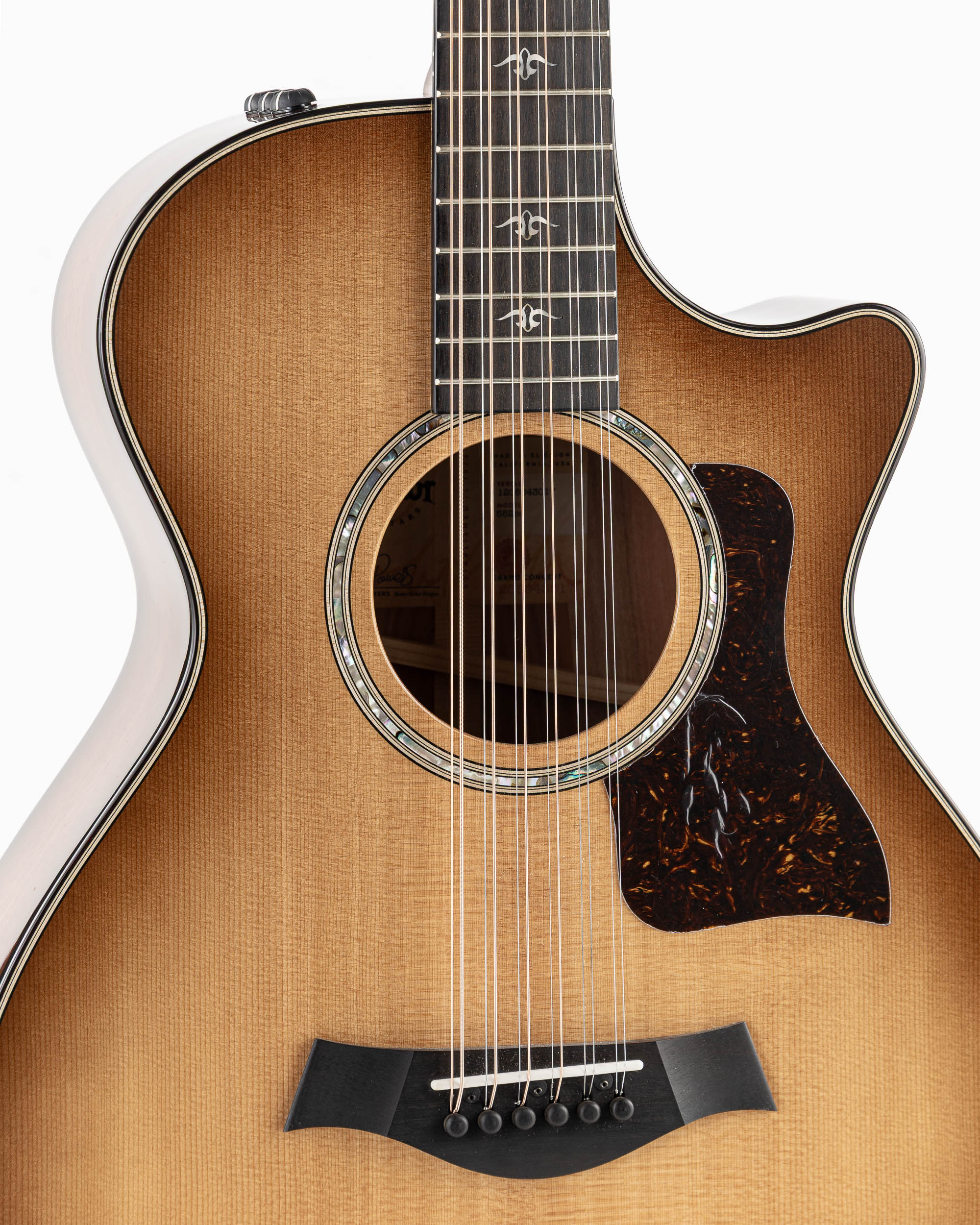 Taylor 552ce Compact 12 String Acoustic Electric Guitar - Urban Ironbark