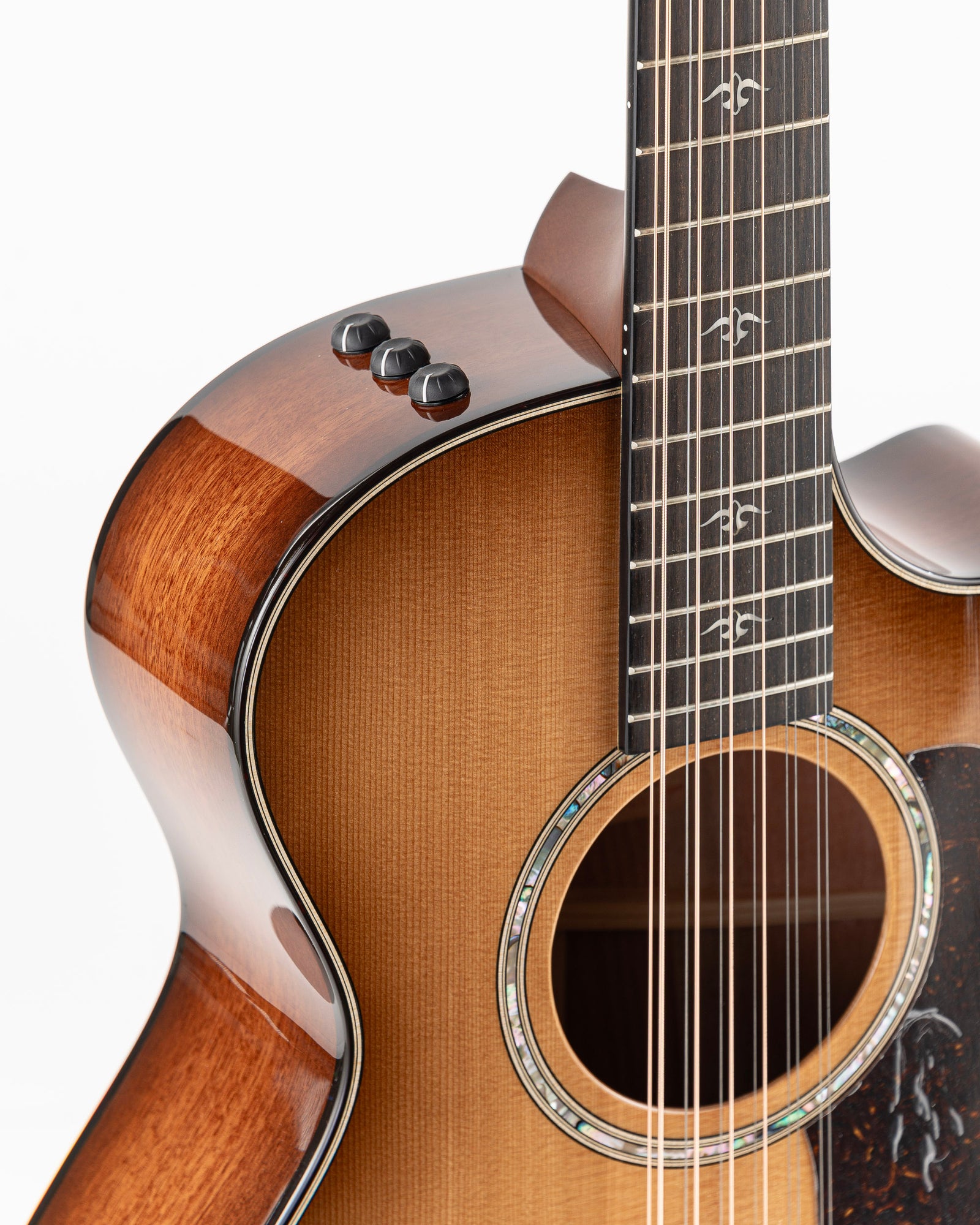 Taylor 552ce Compact 12 String Acoustic Electric Guitar - Urban Ironbark