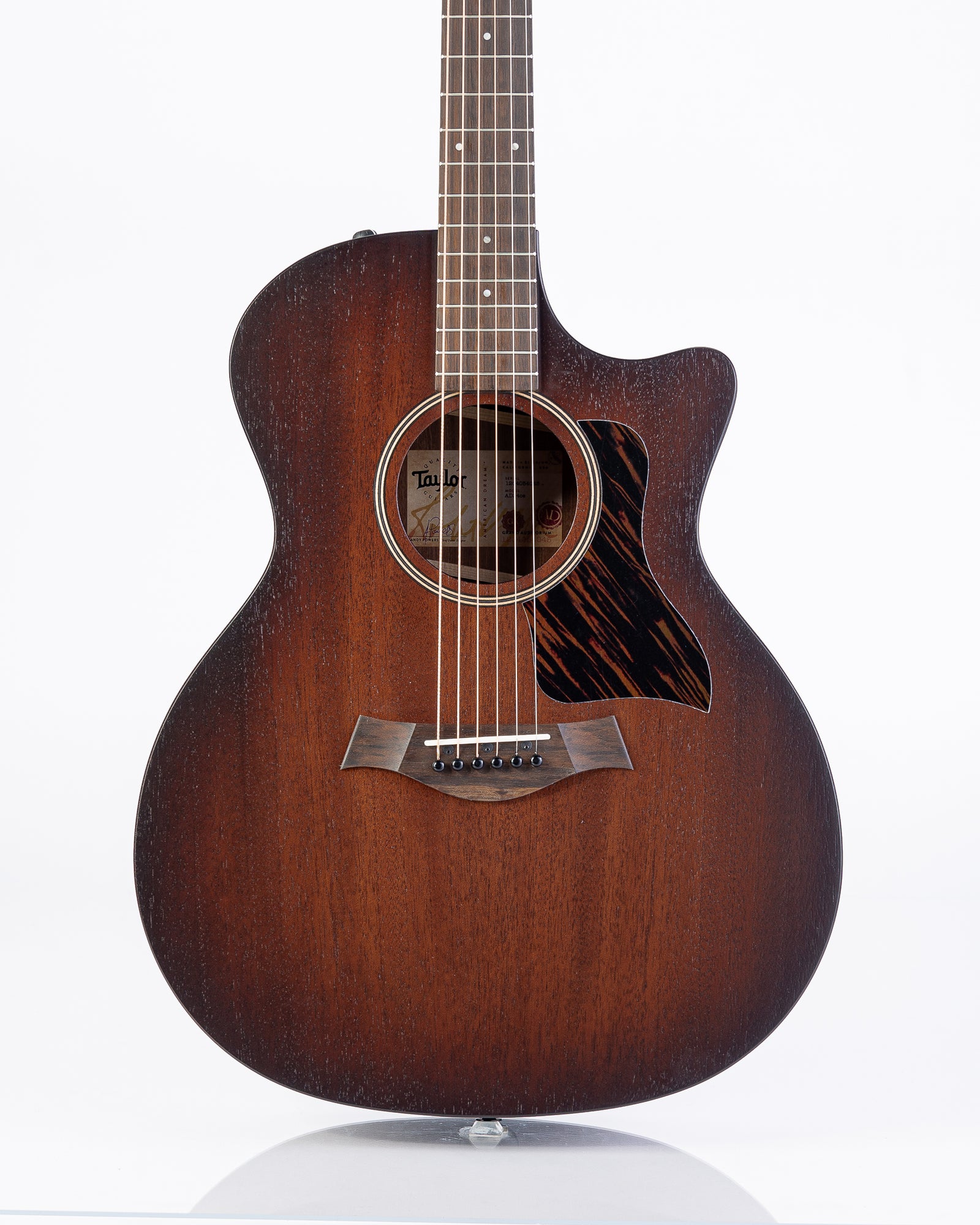 Taylor AD24ce Grand Auditorium Acoustic Electric Guitar - Neo-Tropical Mahogany with Aerocase