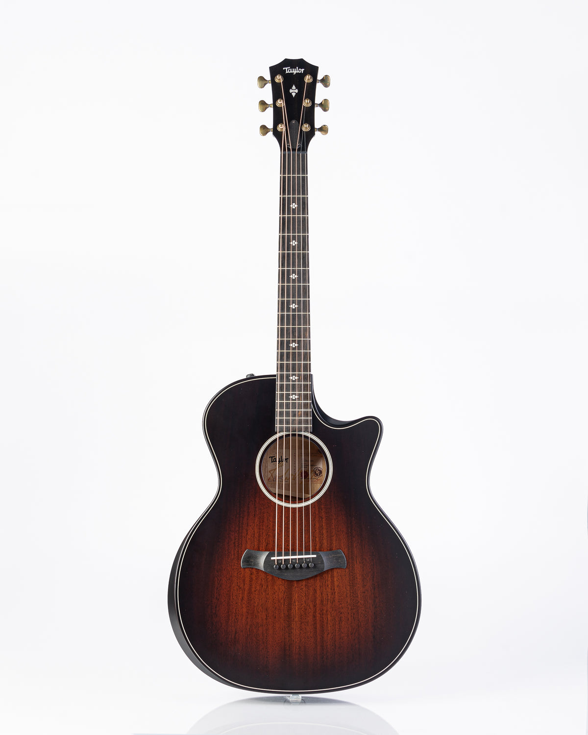 Taylor Builder's Edition 324CE Acoustic Electric Guitar- Shaded Edgeburst W/Case