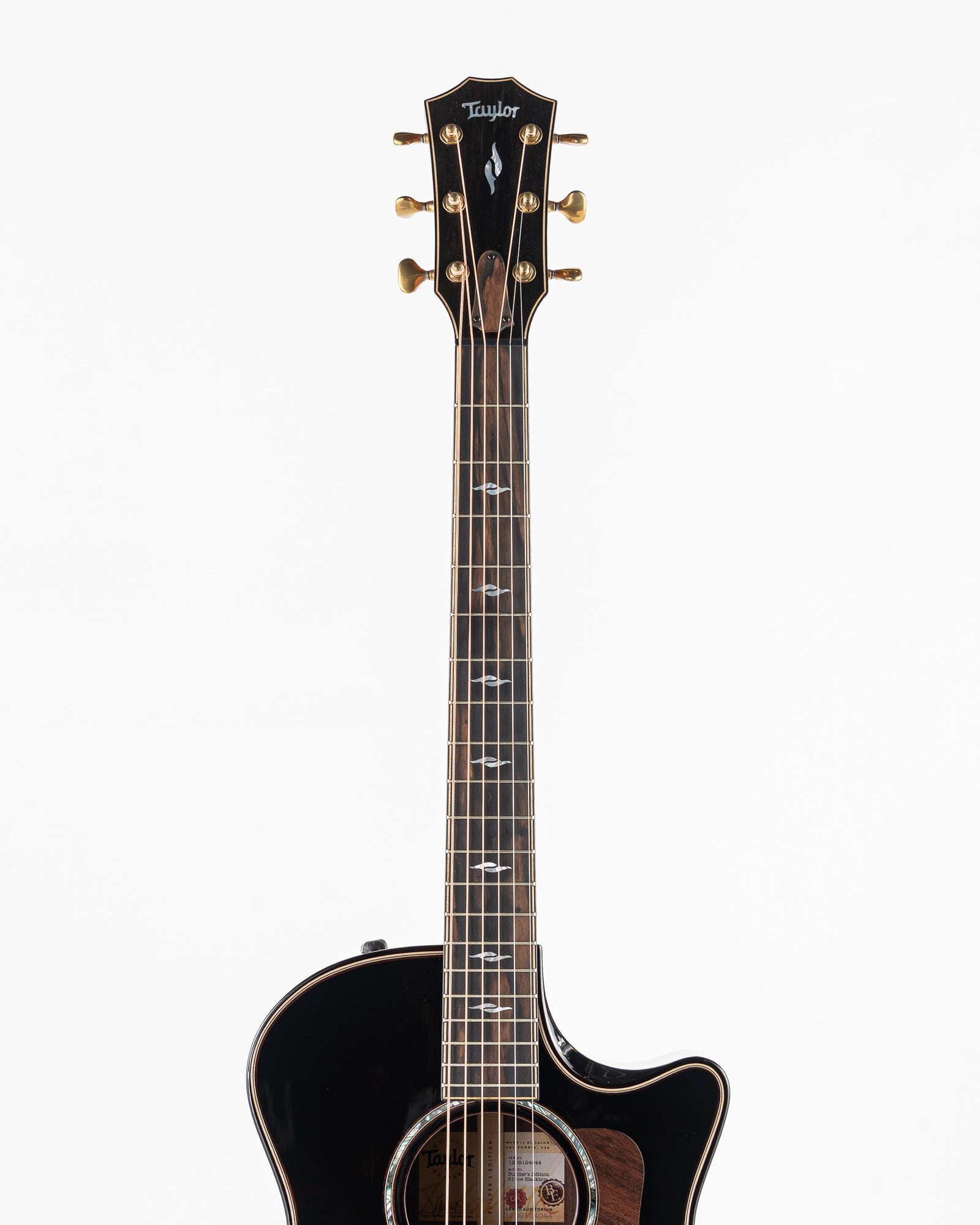 Taylor Builder's Edition 814ce Acoustic Electric Guitar - Blacktop