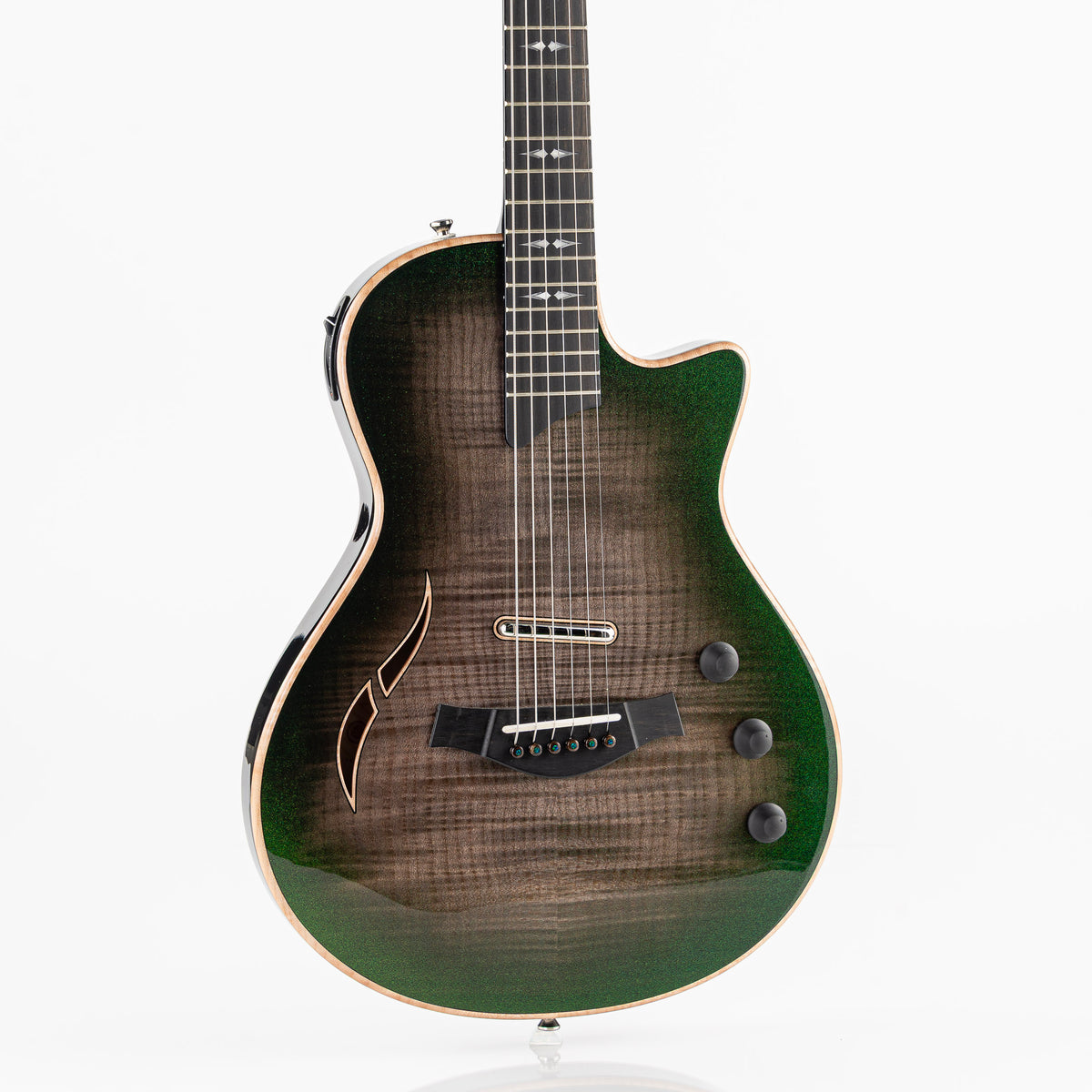 Taylor Catch Custom T5z Limited Edition Hybrid Electric-Acoustic Guitar - Watermelon Supernova