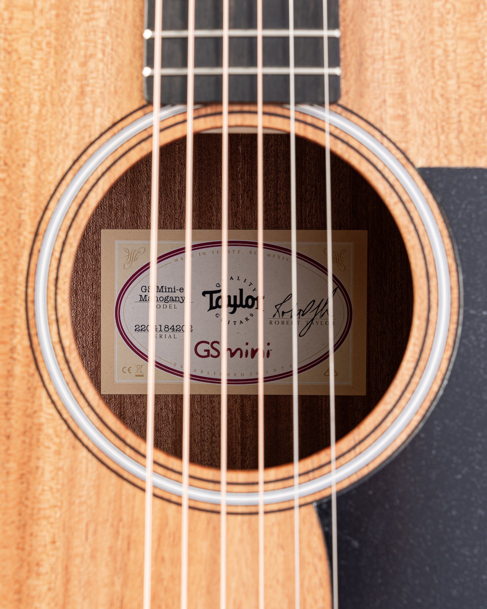 Taylor GS Mini-e Mahogany Acoustic Electric Guitar - Natural