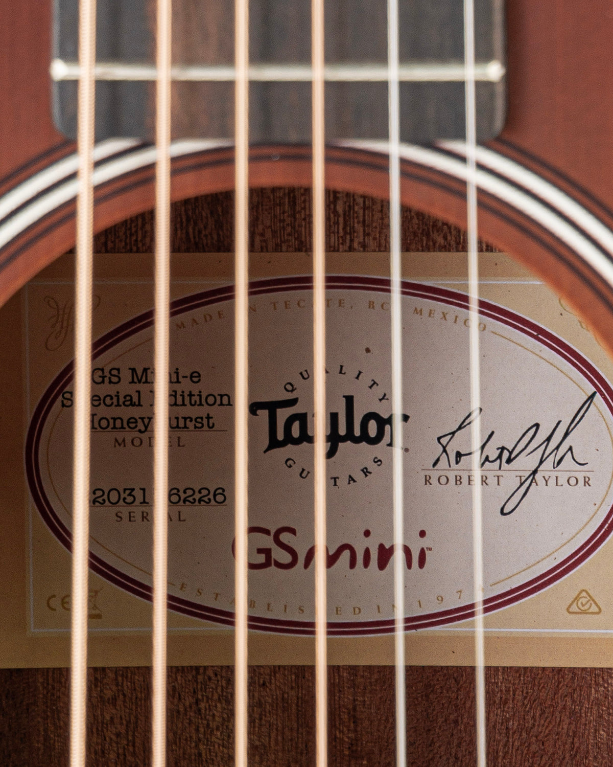 Taylor GS Mini-e Special Edition Acoustic Electric Guitar - Honeyburst