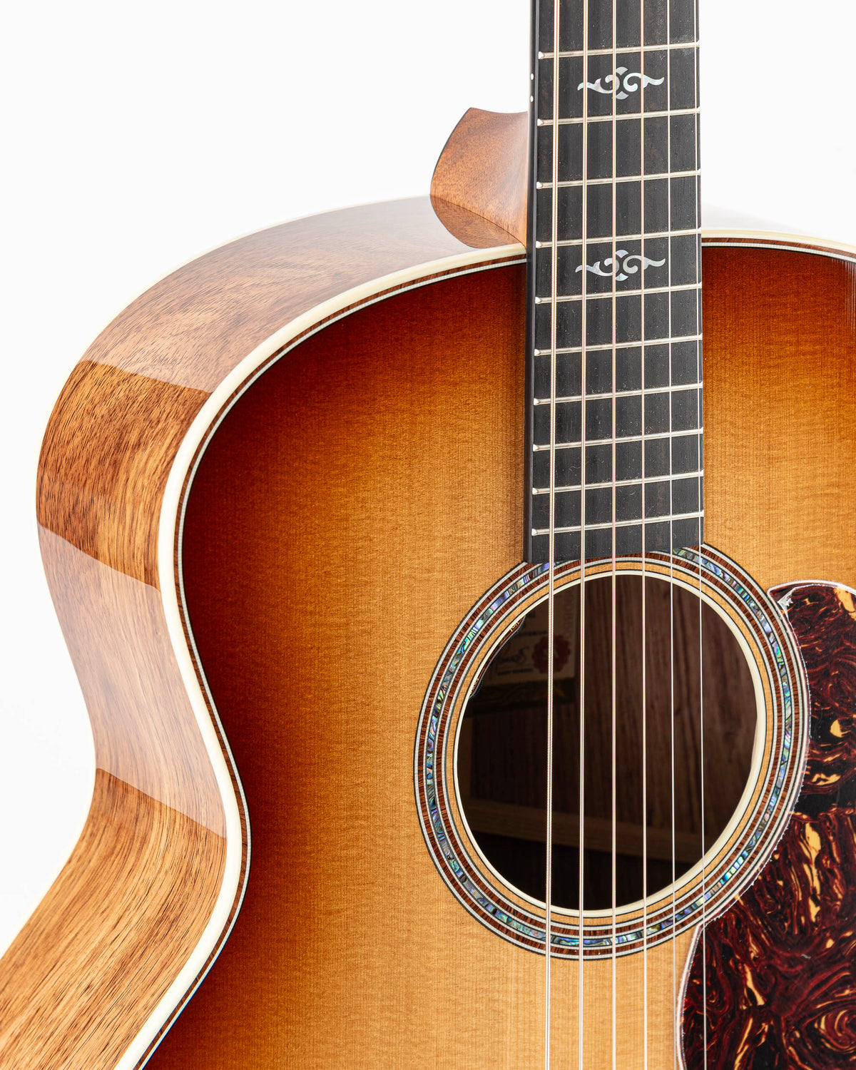 Taylor Gold Label 814e SB Acoustic Electric Guitar - Gold Brown Sunburst Top