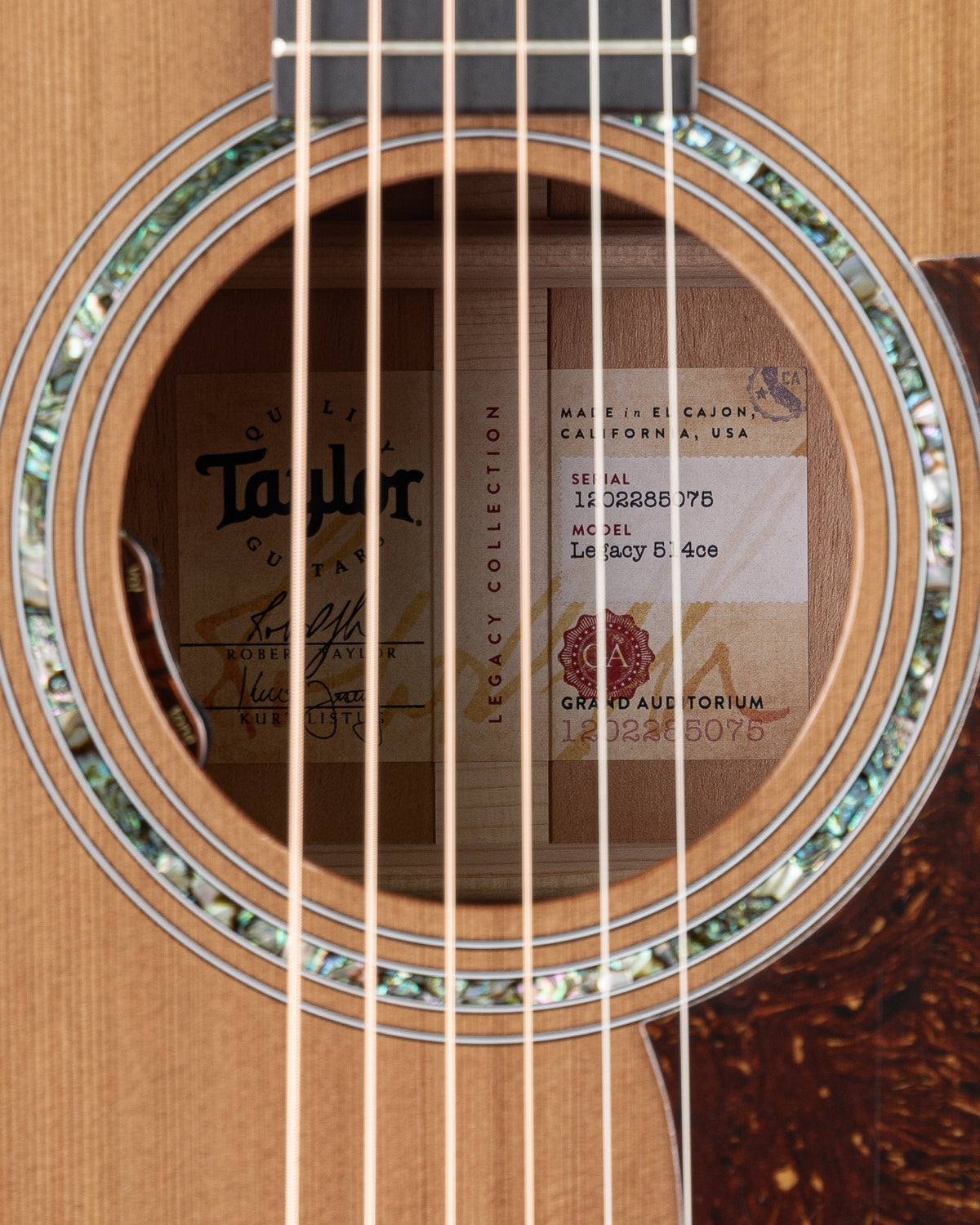 2025 Taylor Legacy 514ce Acoustic Electric Guitar - Natural