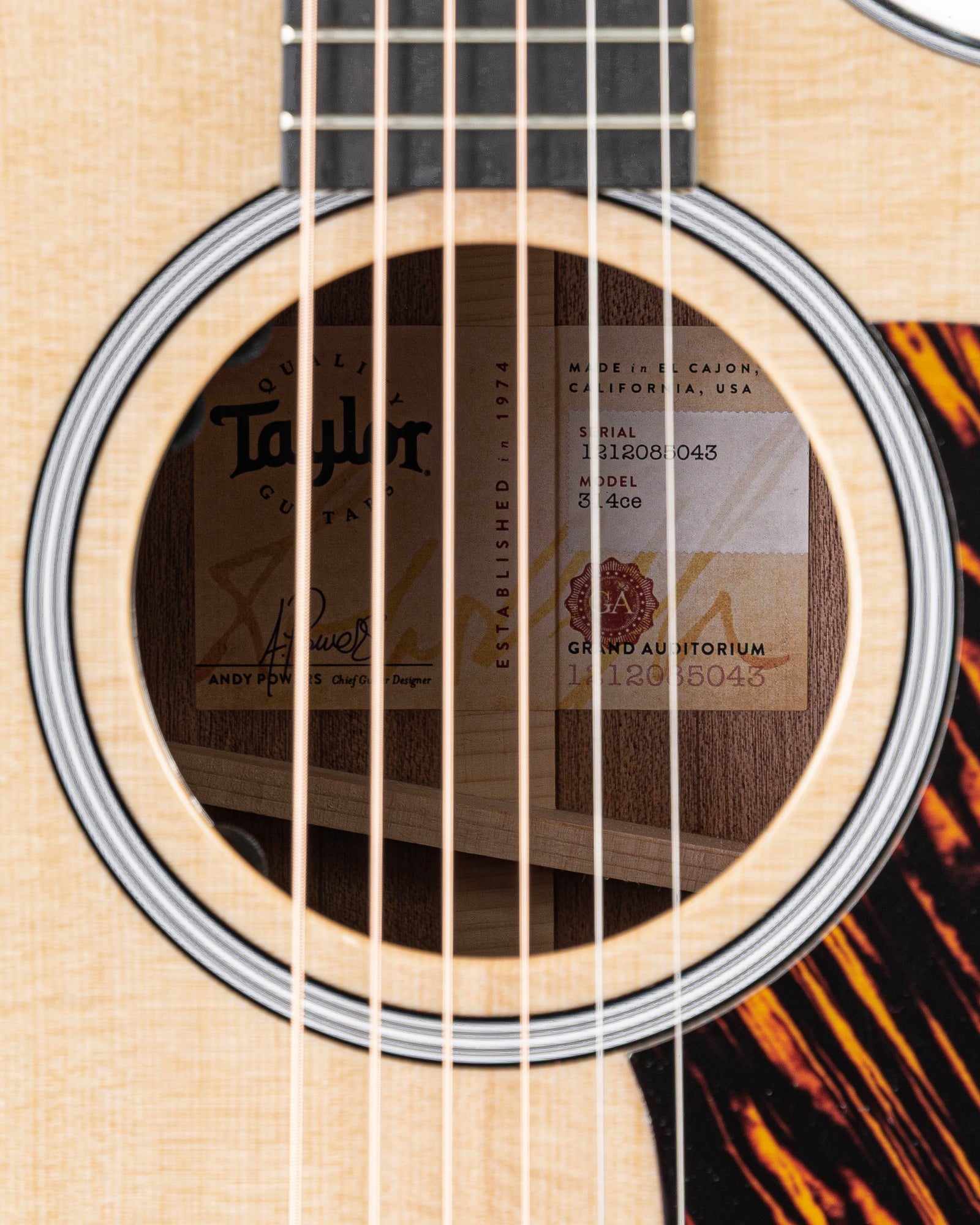 Taylor Next Generation 314ce Grand Auditorium Acoustic Electric Guitar - Natural