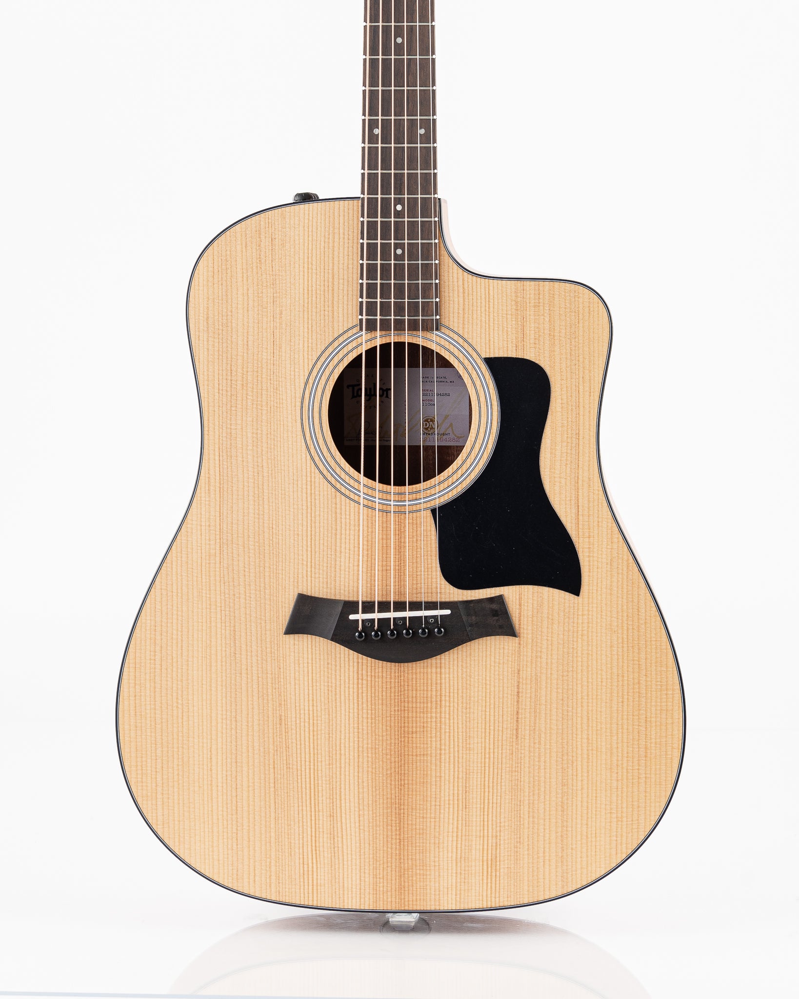 Taylor 110CE Dreadnought Acoustic Electric Guitar- Natural W/Bag
