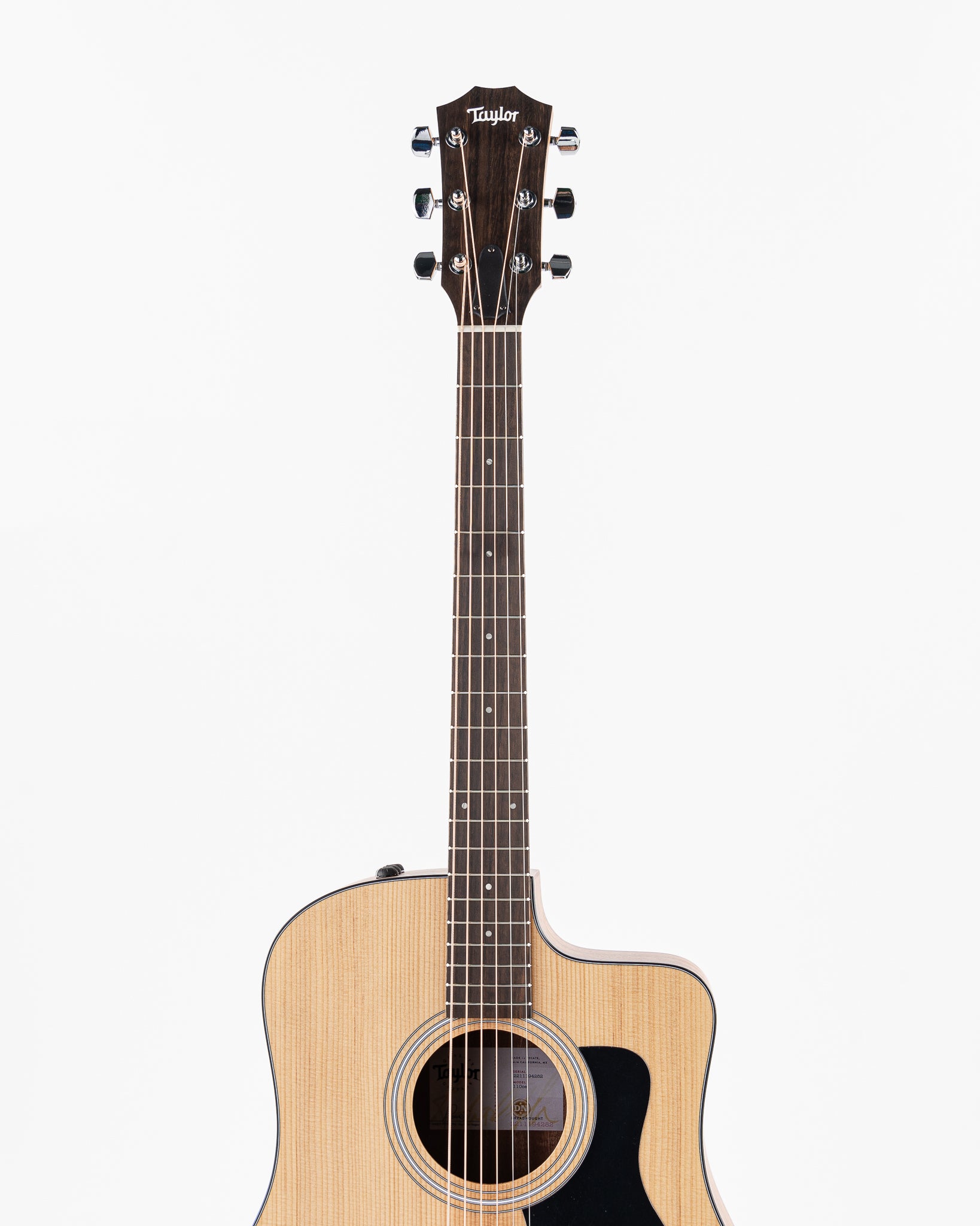 Taylor 110CE Dreadnought Acoustic Electric Guitar- Natural W/Bag