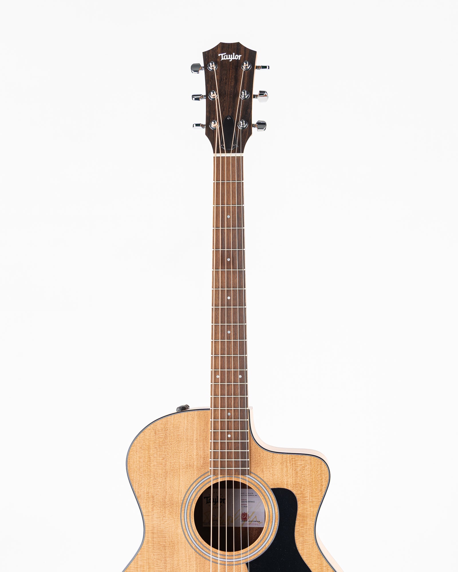 Taylor 114ce-S Grand Auditorium Acoustic-Electric Guitar- Natural with Gig Bag