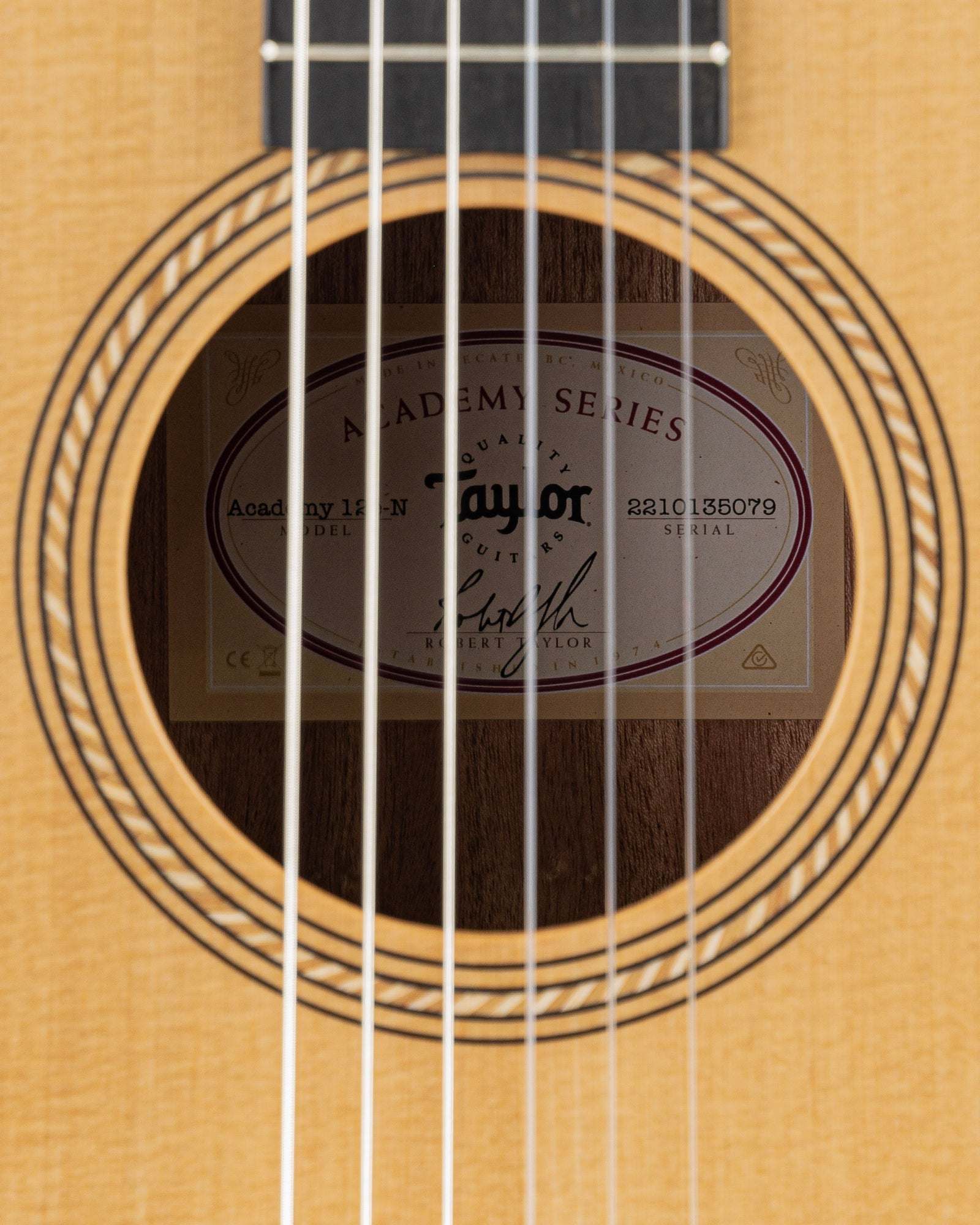 Taylor Academy 12e-N Nylon Classical Acoustic Electric Guitar - Natural