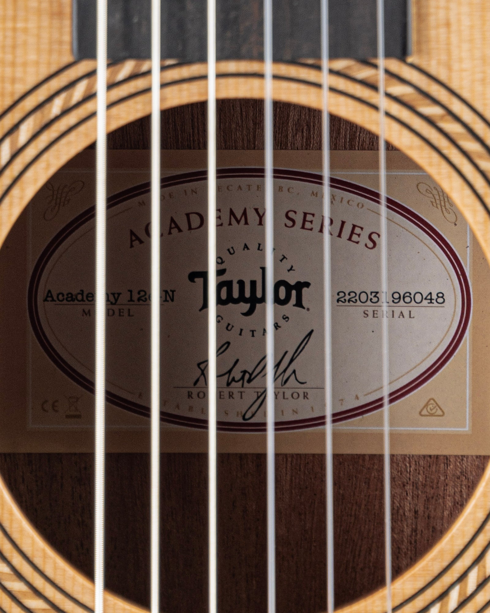 Taylor Academy 12e-N Nylon Classical Acoustic Electric Guitar - Natural