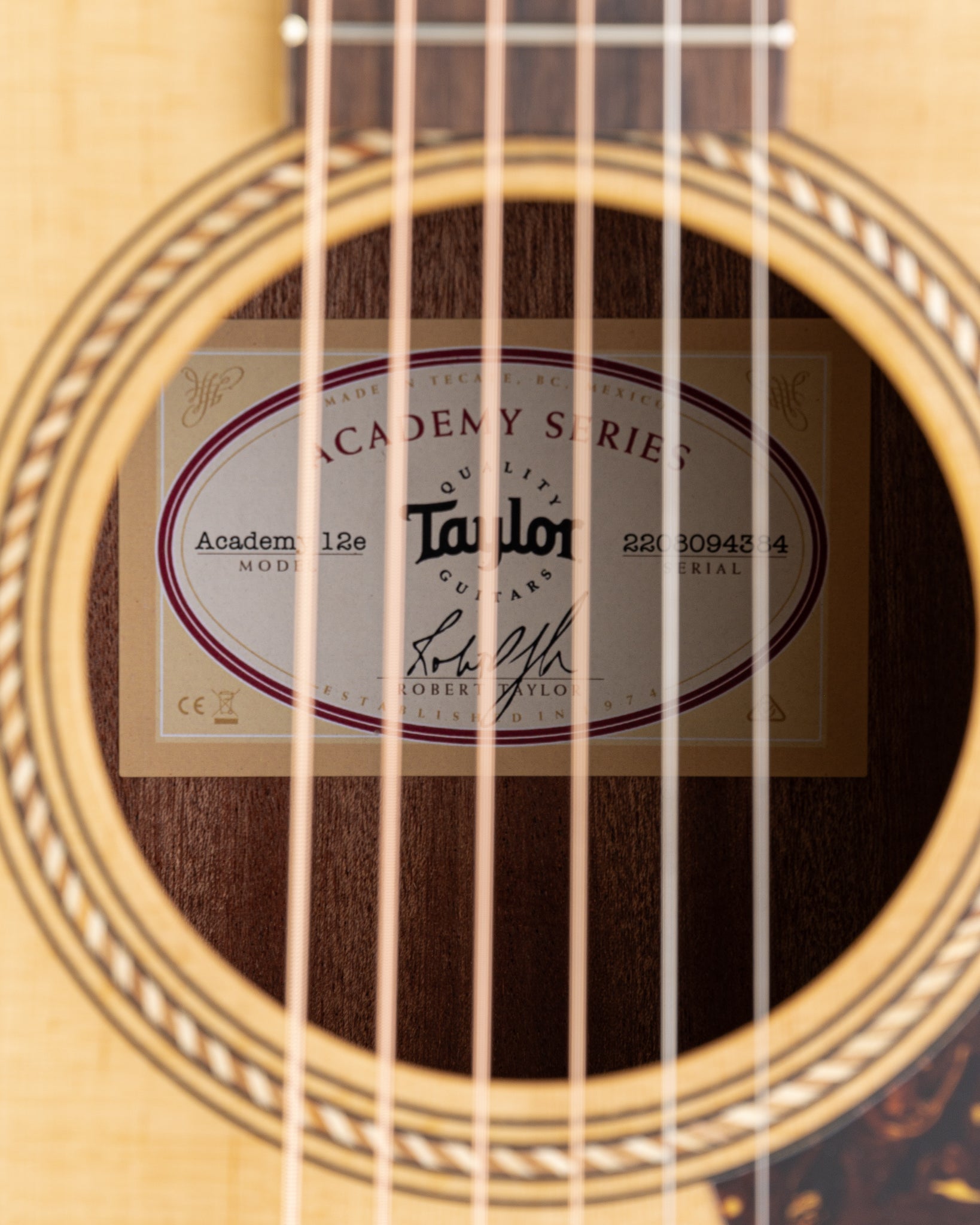 Taylor Academy 12e Grand Auditorium Acoustic-Electric Guitar - Natural