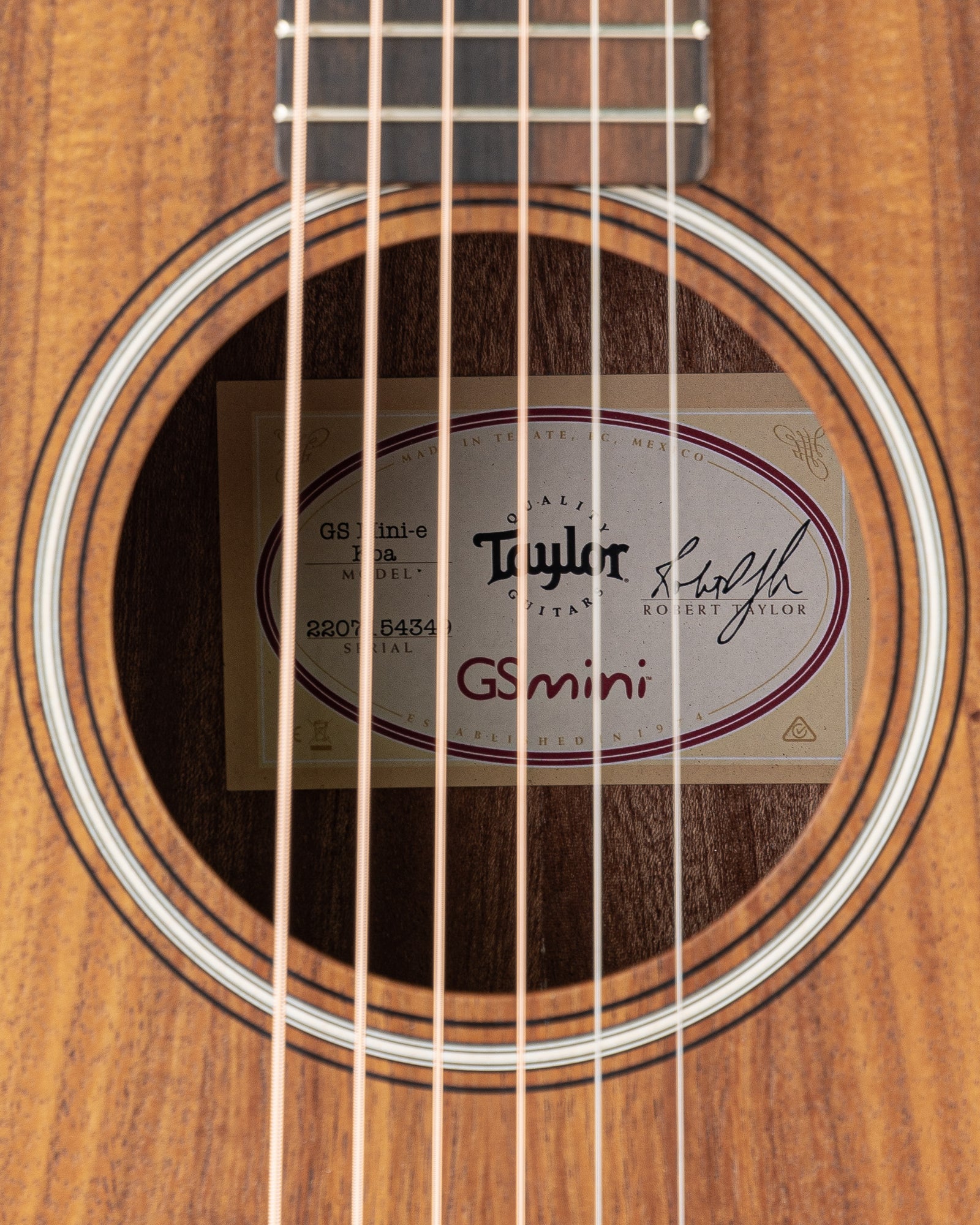 Taylor GS Mini-E Koa Acoustic Electric Guitar - Natural