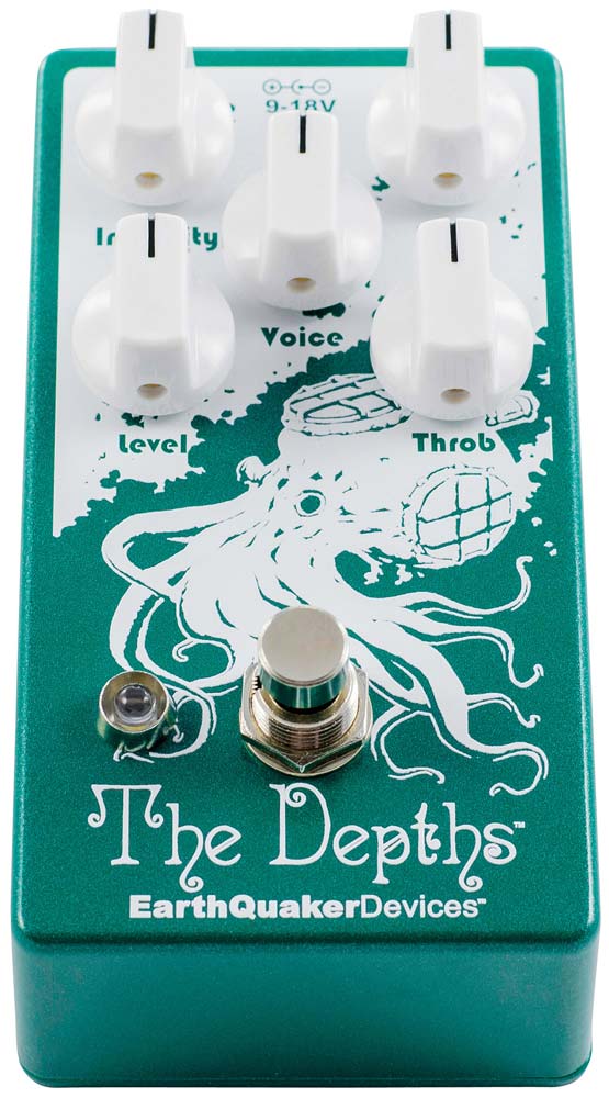 EarthQuaker Devices The Depths Analog Optical Vibe Machine Guitar Pedal