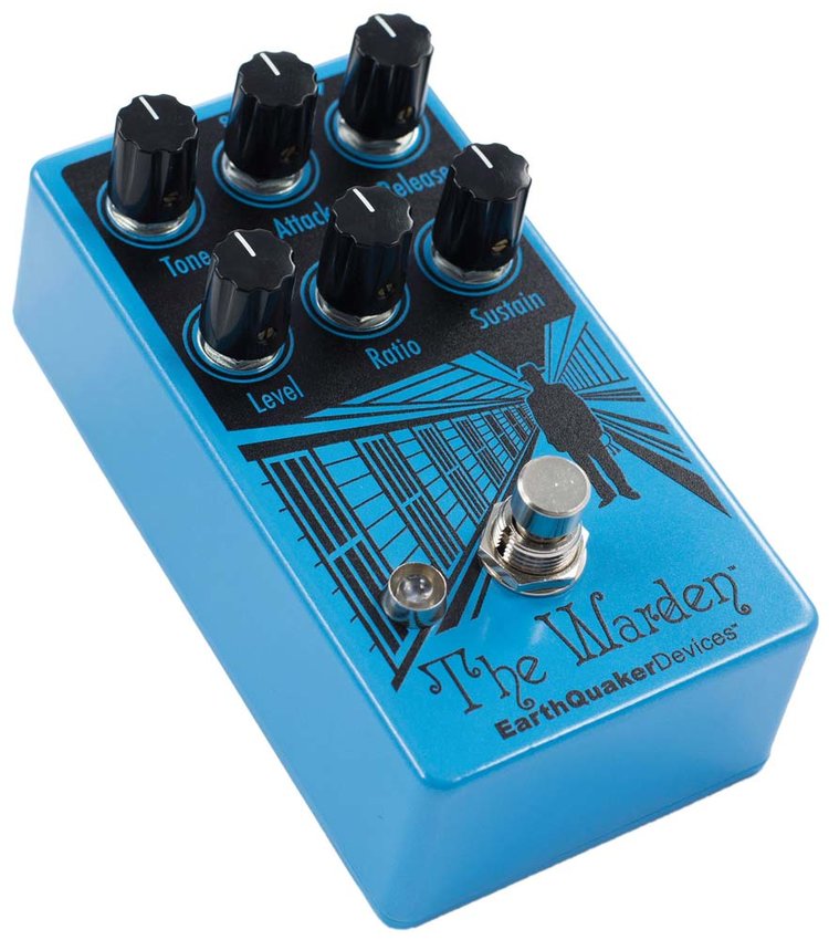 EarthQuaker Devices The Warden V2 Optical Compressor Guitar Pedal