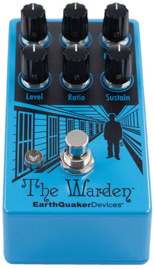 EarthQuaker Devices The Warden V2 Optical Compressor Guitar Pedal