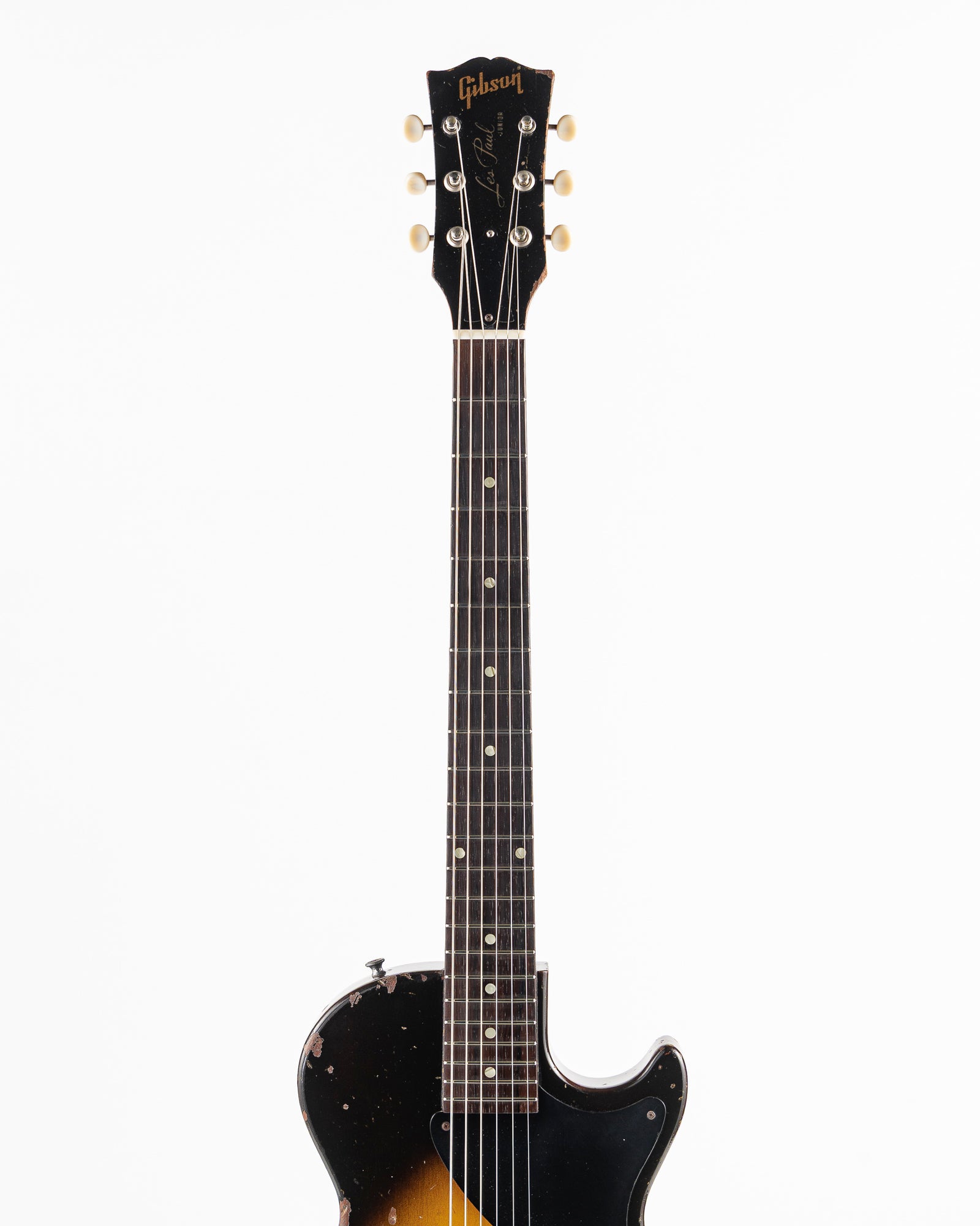 USED 1957 Gibson Les Paul Junior Electric Guitar - Two Tone Sunburst