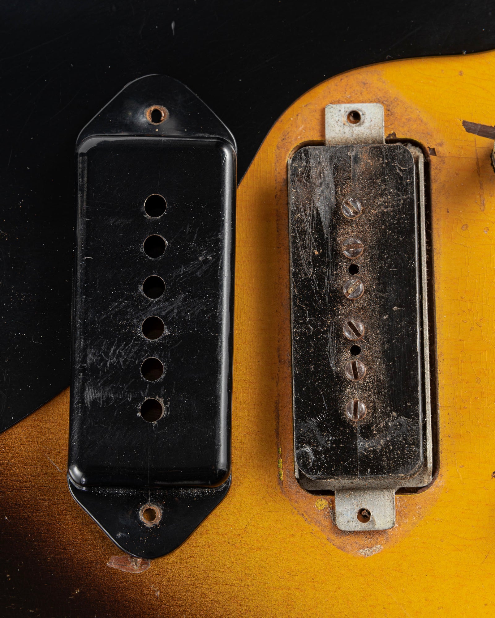 USED 1957 Gibson Les Paul Junior Electric Guitar - Two Tone Sunburst