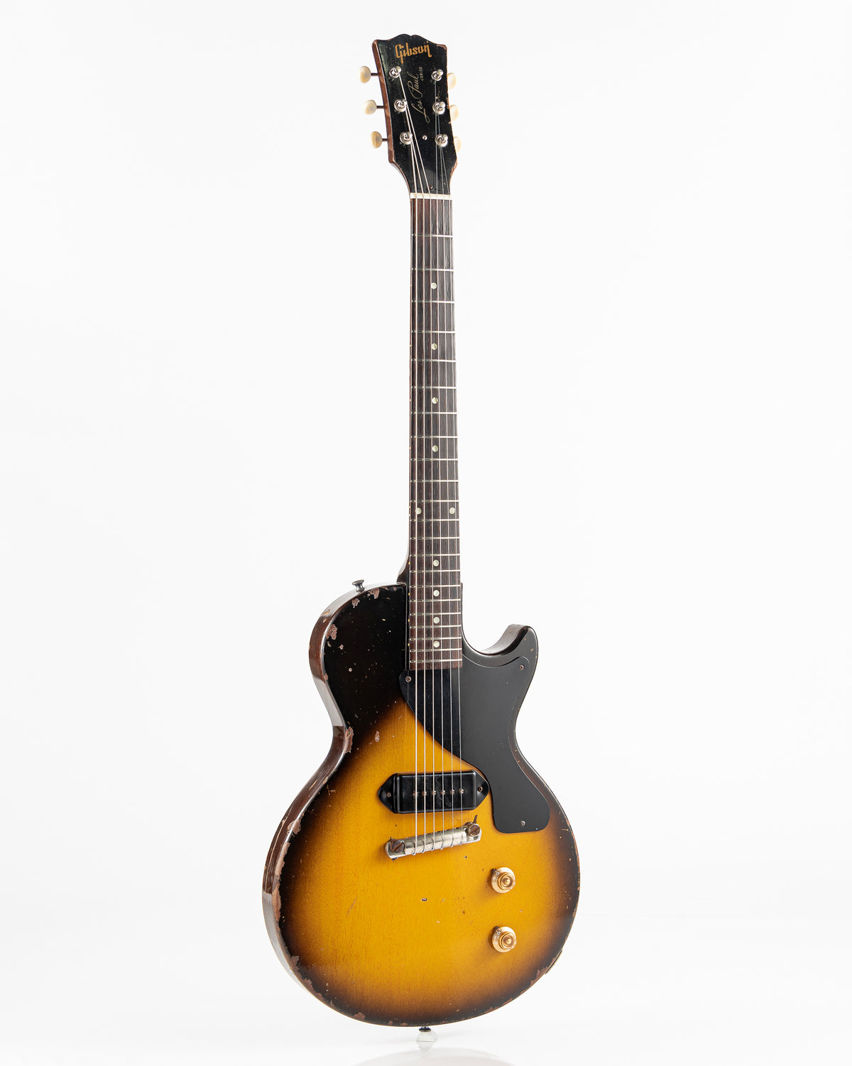 USED 1957 Gibson Les Paul Junior Electric Guitar - Two Tone Sunburst