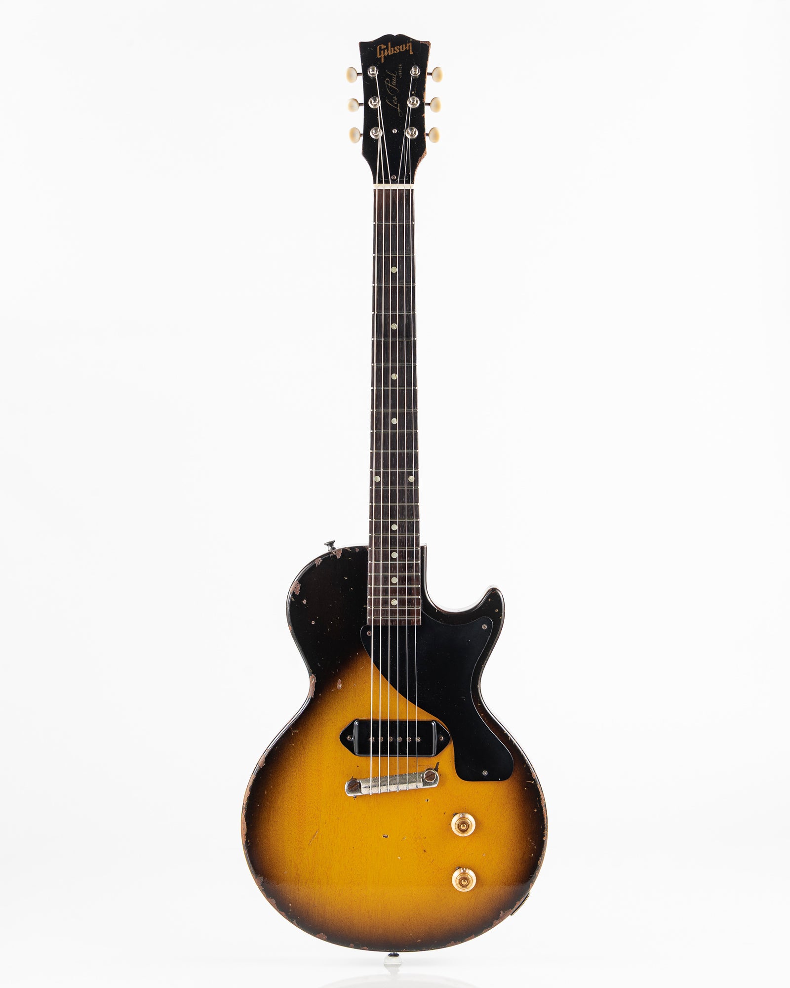 USED 1957 Gibson Les Paul Junior Electric Guitar - Two Tone Sunburst