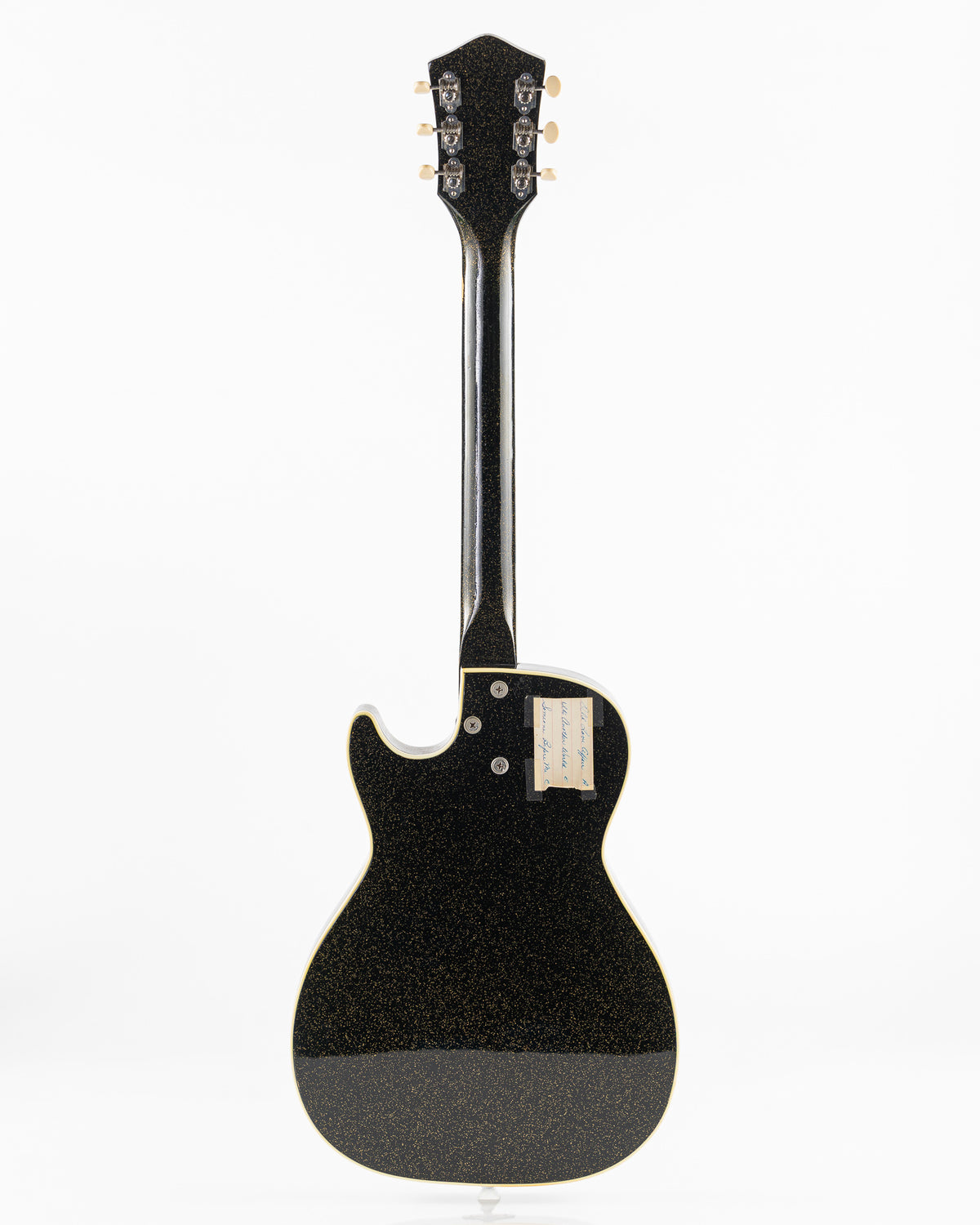 USED 1959 Silvertone 1423 Jupiter Electric Guitar - Black Sparkle with Original Case