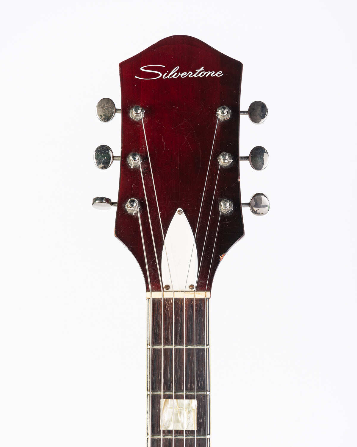USED 1963 Silvertone 1454 Hollowbody Electric Guitar - Red Burst