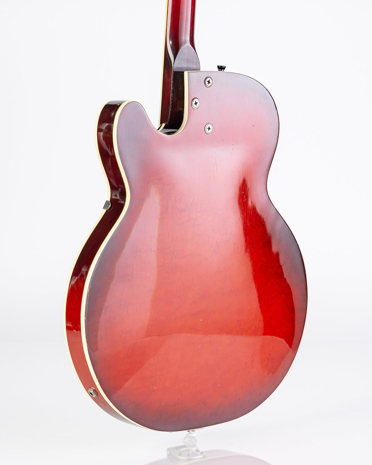 USED 1963 Silvertone 1454 Hollowbody Electric Guitar - Red Burst