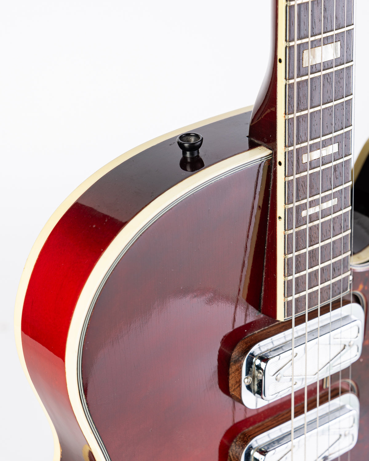 USED 1963 Silvertone 1454 Hollowbody Electric Guitar - Red Burst