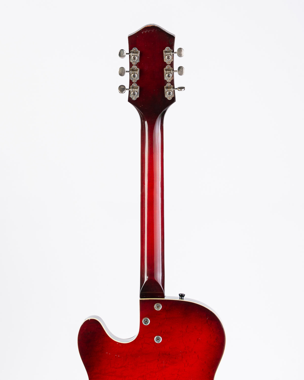 USED 1963 Silvertone 1454 Hollowbody Electric Guitar - Red Burst