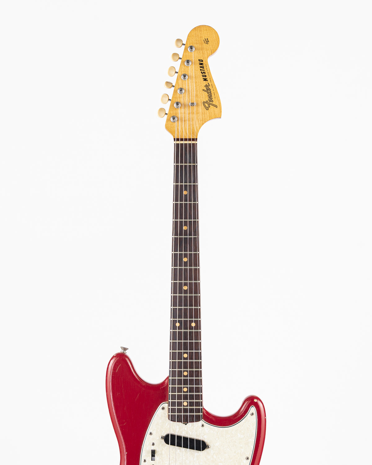USED 1964 Fender Pre-CBS Mustang Electric Guitar - Dakota Red with Original Hardshell Case