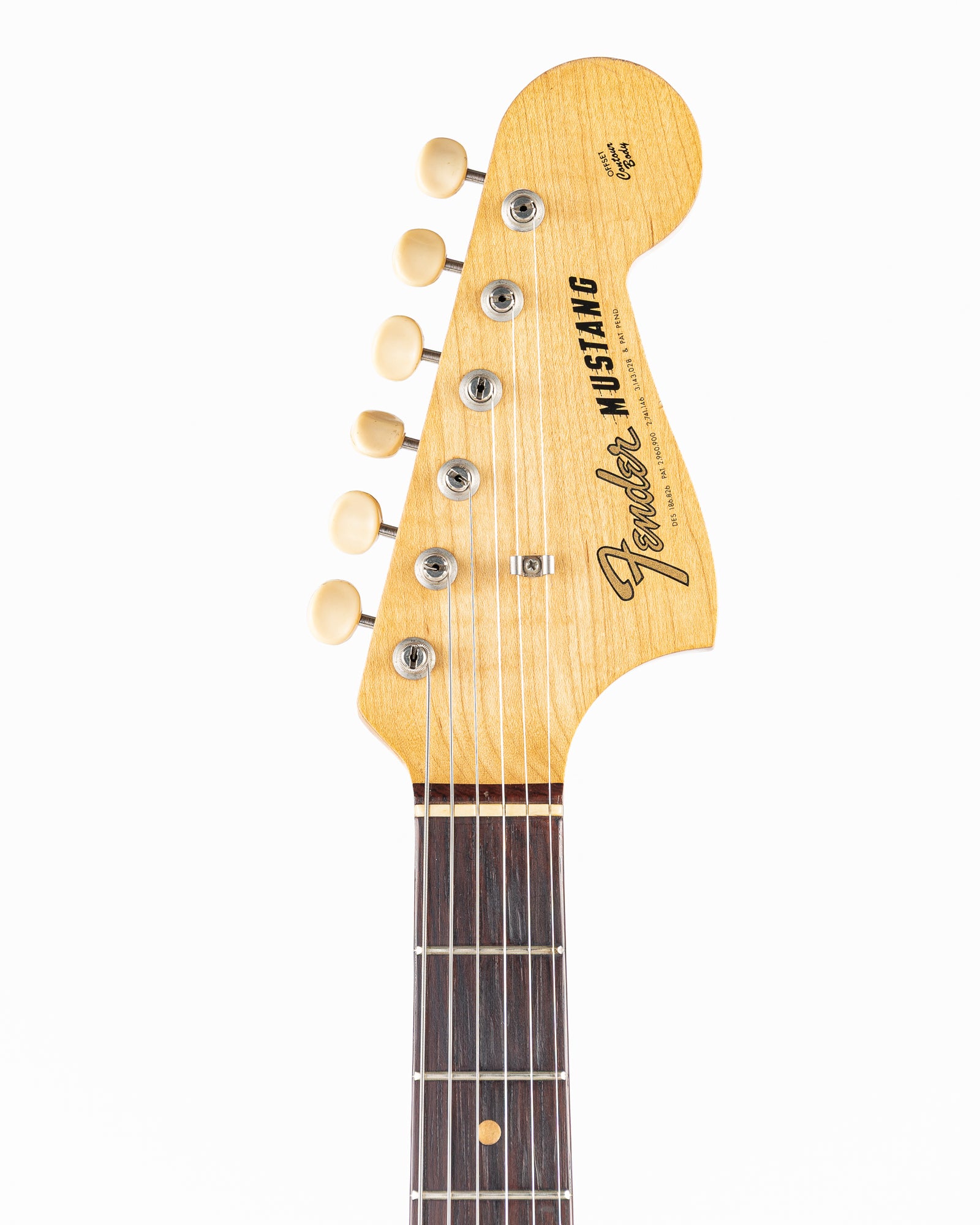 USED 1964 Fender Pre-CBS Mustang Electric Guitar - Dakota Red with Original Hardshell Case