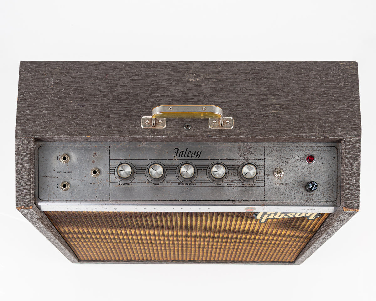 USED 1964 Gibson Falcon GA-19RVT Guitar Combo Amp - Tweed